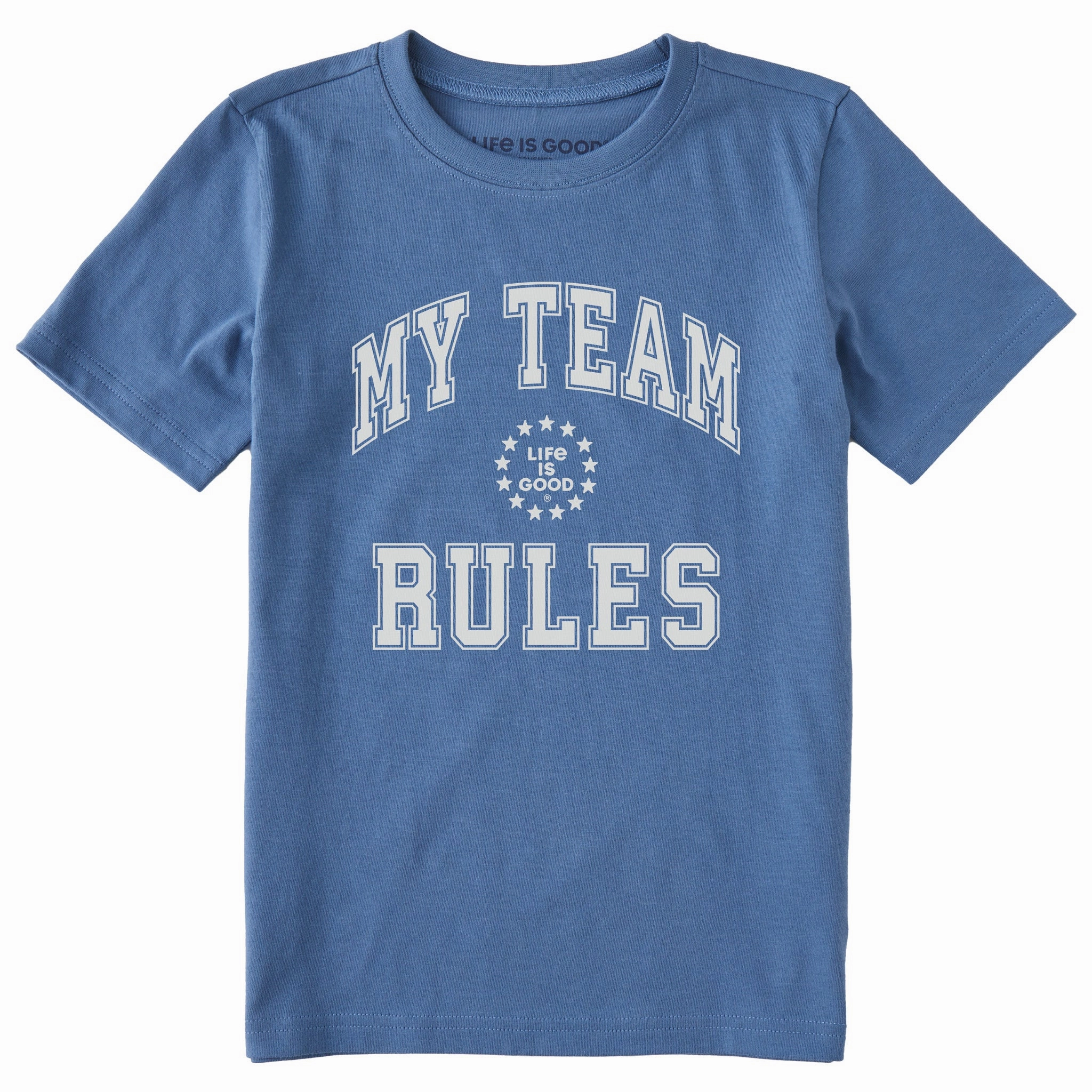 Kids My Team Rules Short Sleeve Crusher Tee Printed uniqueness
