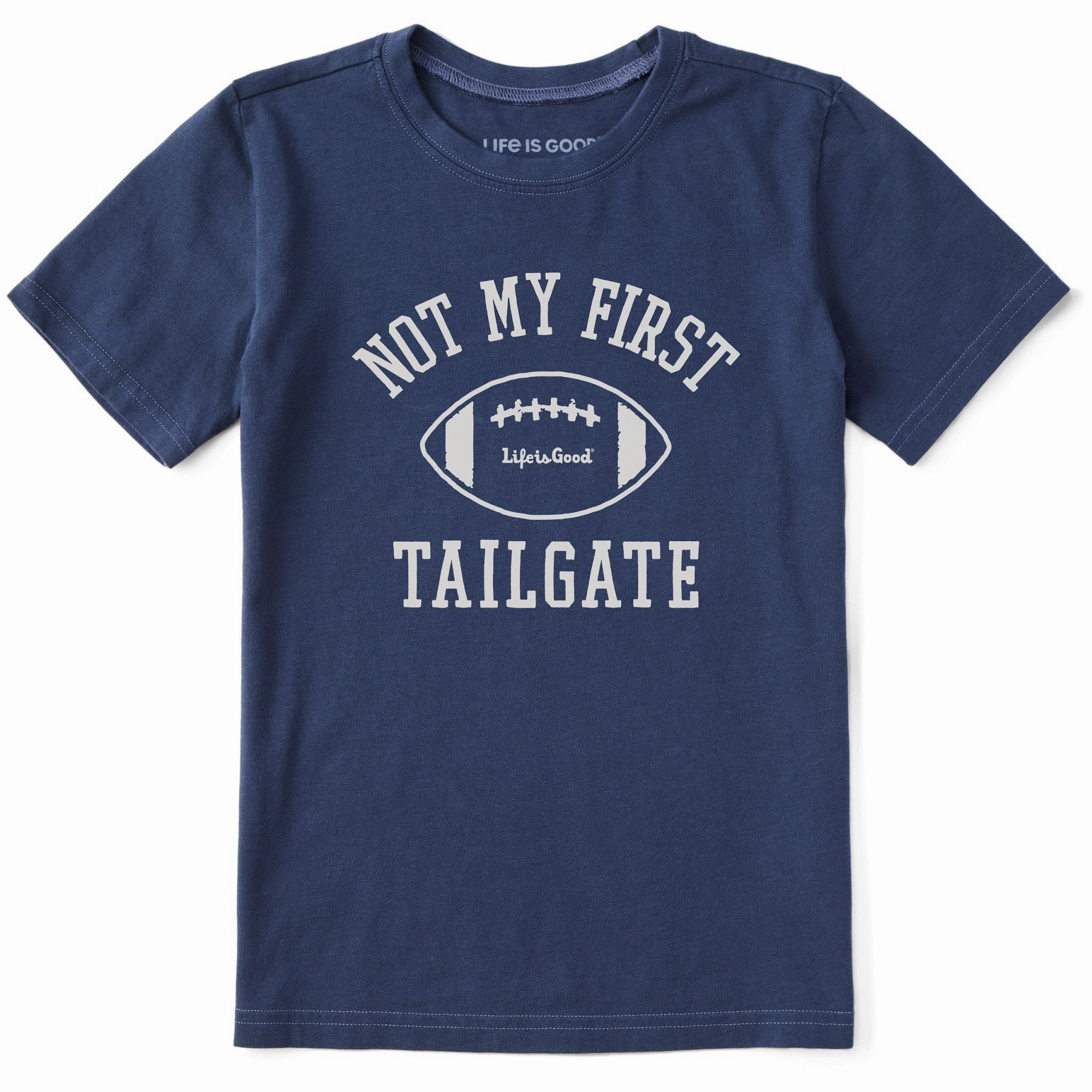 Breathable Design Wear Kids Not My First Tailgate Short Sleeve Crusher Tee