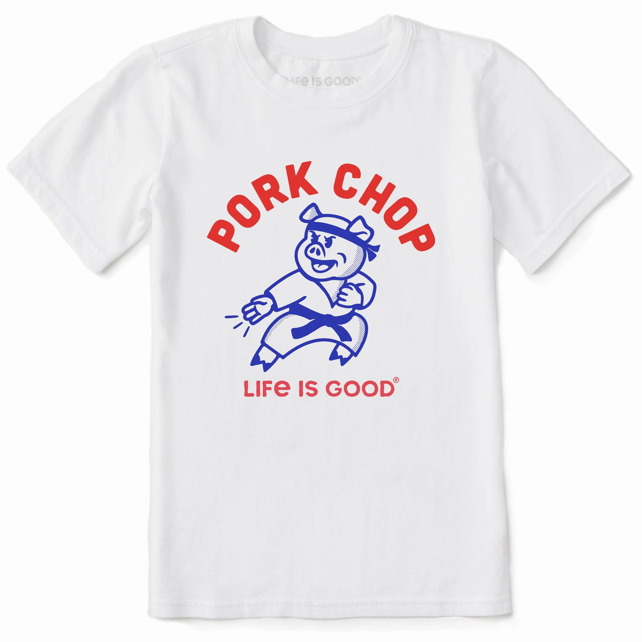 Kids Pork Chop Short Sleeve Crusher Tee VintageWashEffect Comfortable Layering