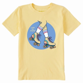 Classic Smart Kids Roller Skates Short Sleeve Crusher Tee