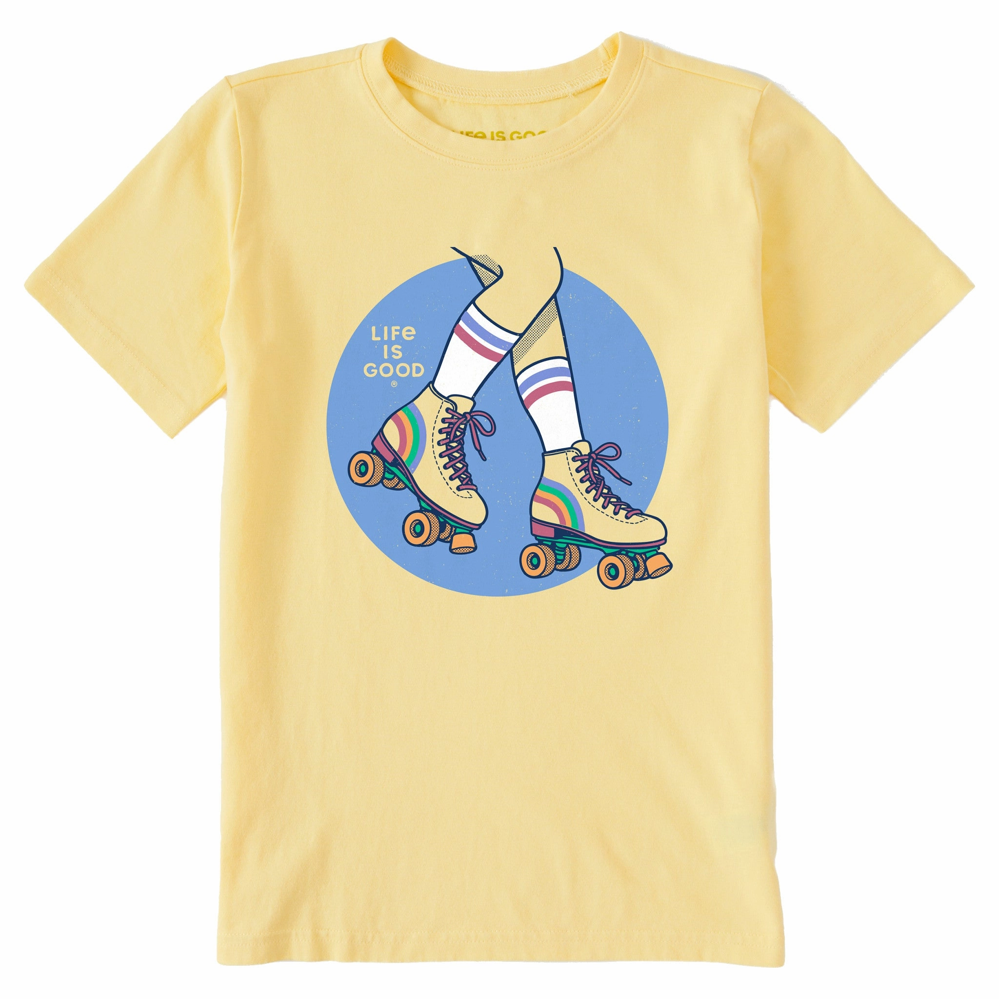 Minimalist fashion Elegant and Relaxed Kids Roller Skates Short Sleeve Crusher Tee