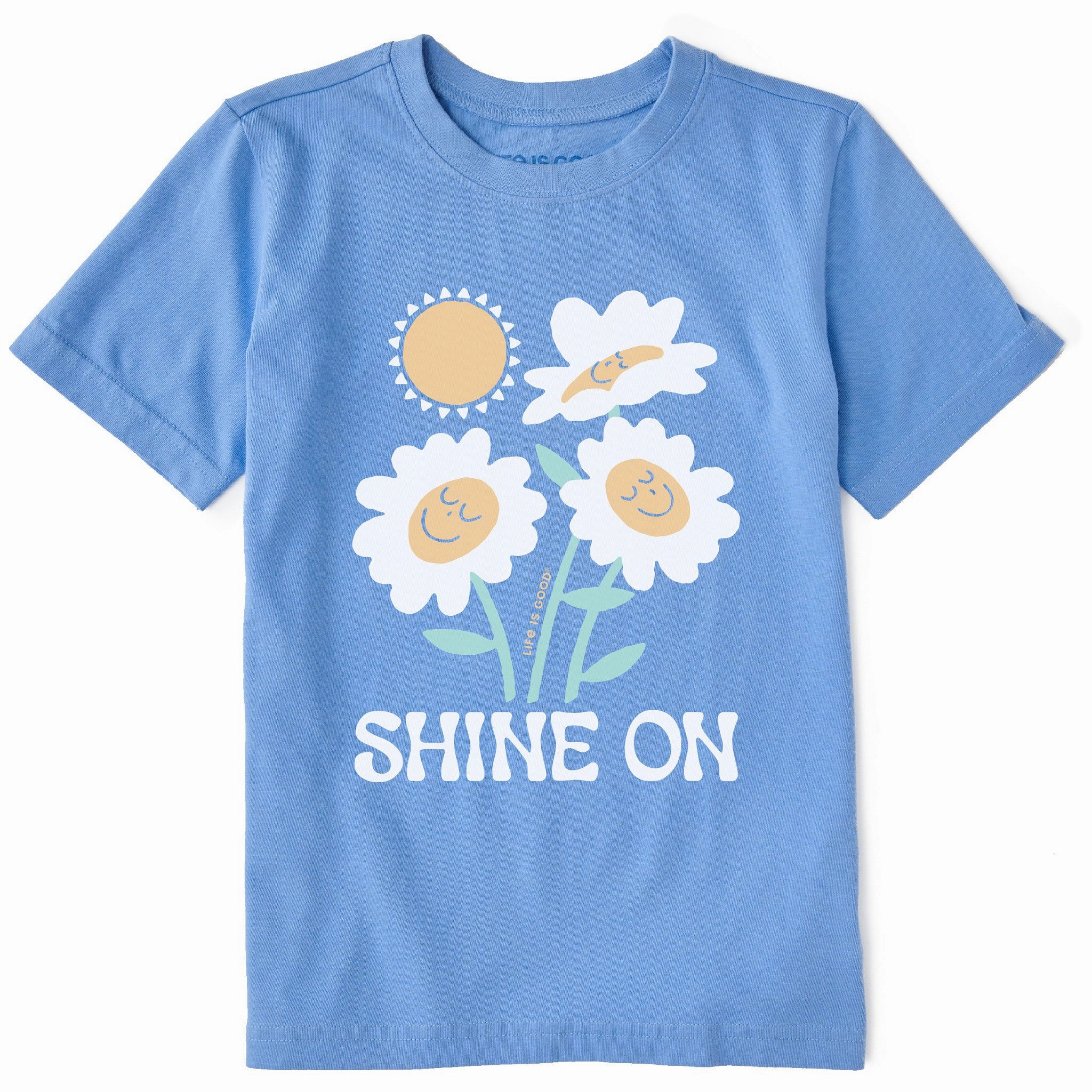 Light Style Trend Kids Shine On Daisies Short Sleeve Crusher Tee