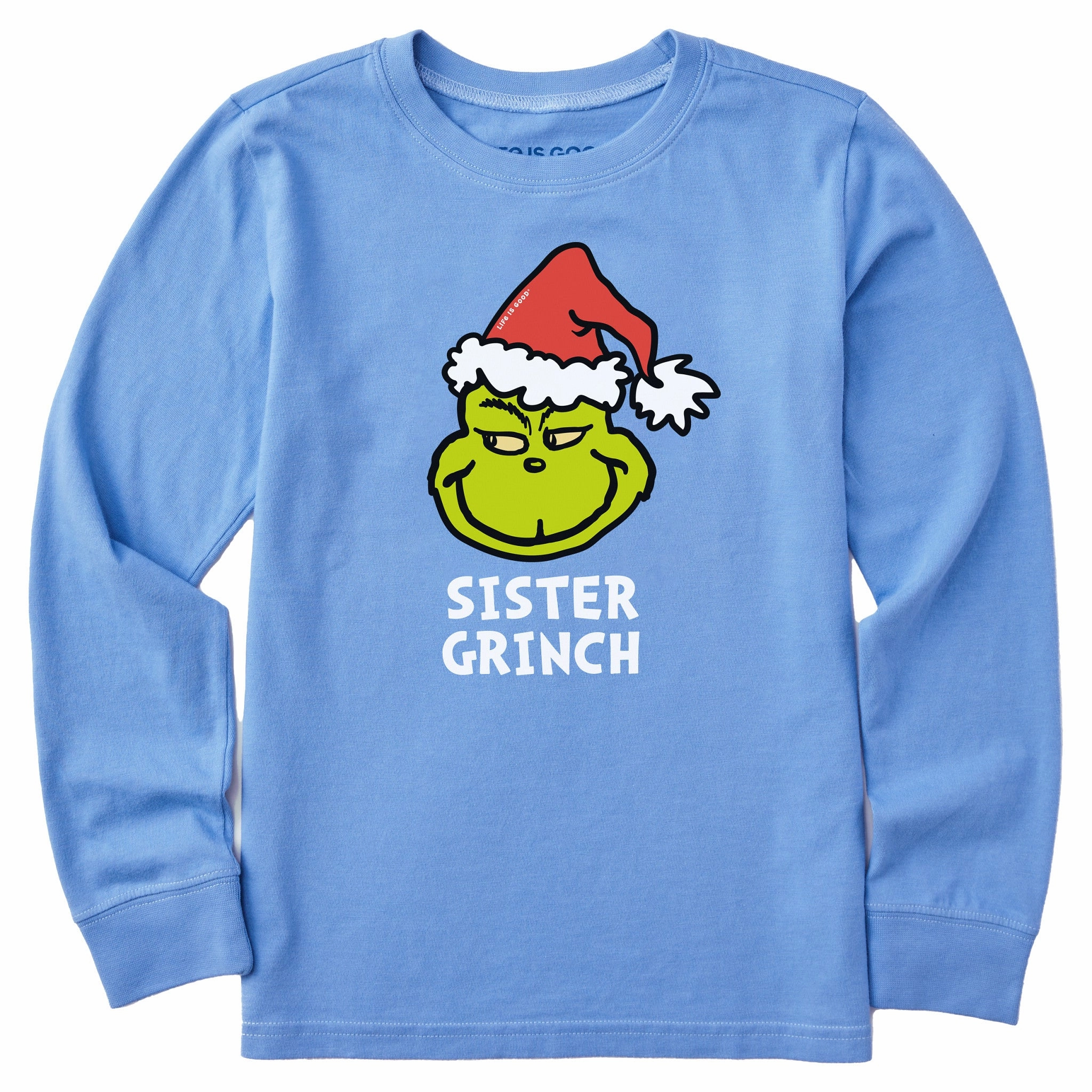 Kids Sister Grinch Long Sleeve Crusher Tee Casual Flex