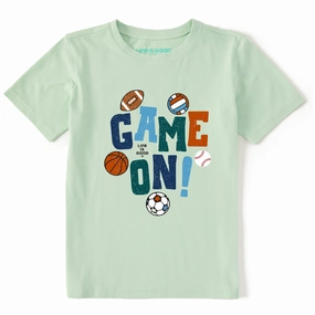 On-the-Go Comfort Easy Layer Kids Sports Game On Short Sleeve Crusher Tee