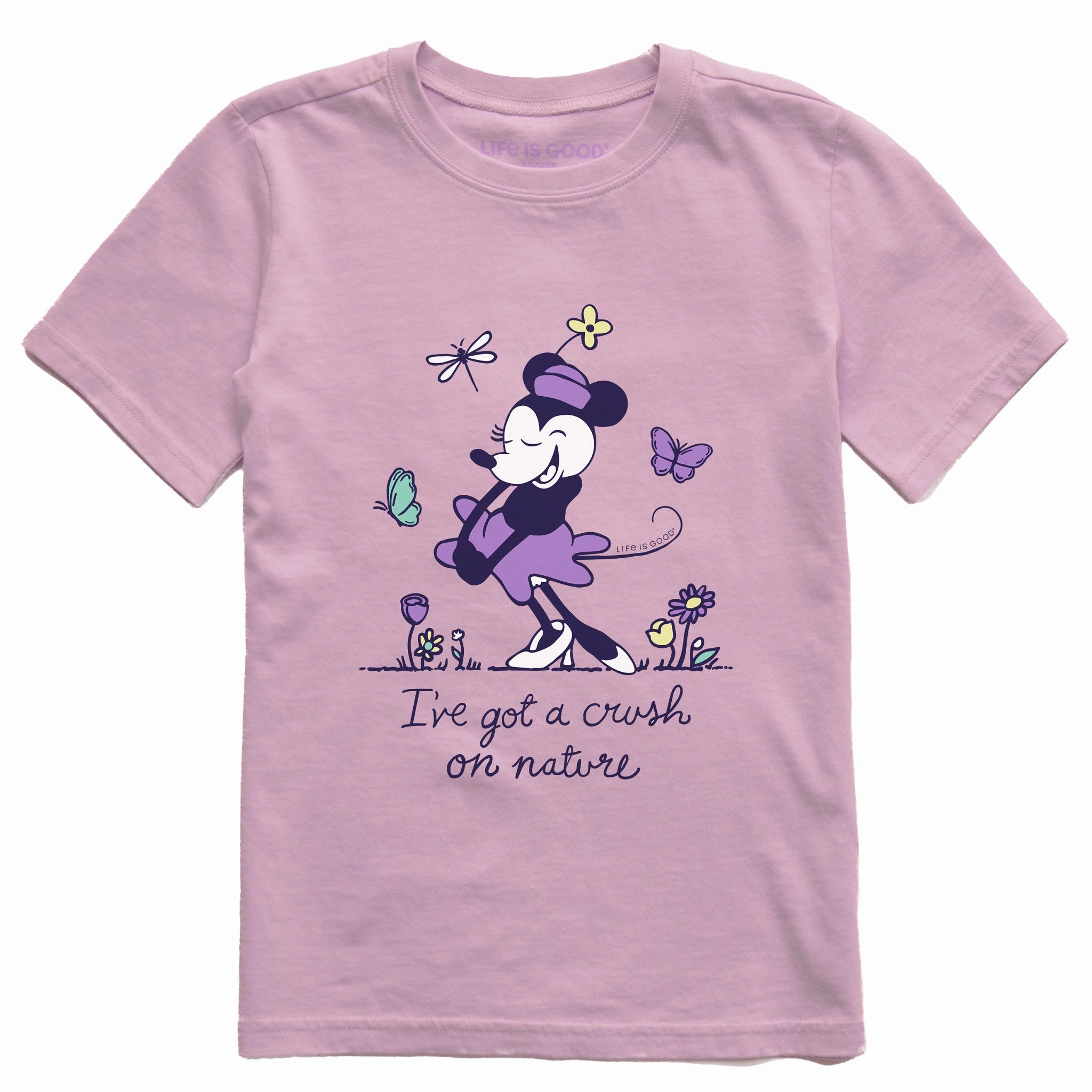 Moisture Management Kids Steamboat Miss Willie Crush Short Sleeve Crusher Tee