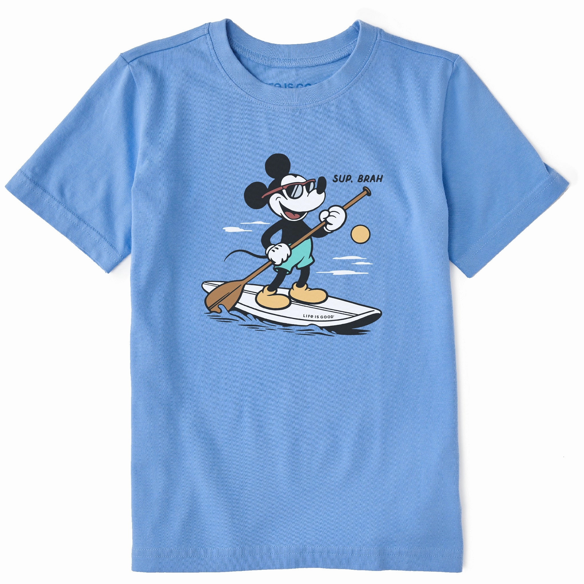 Kids Sup, Brah Short Sleeve Crusher Tee Casual Comfort Design Daily Comfort