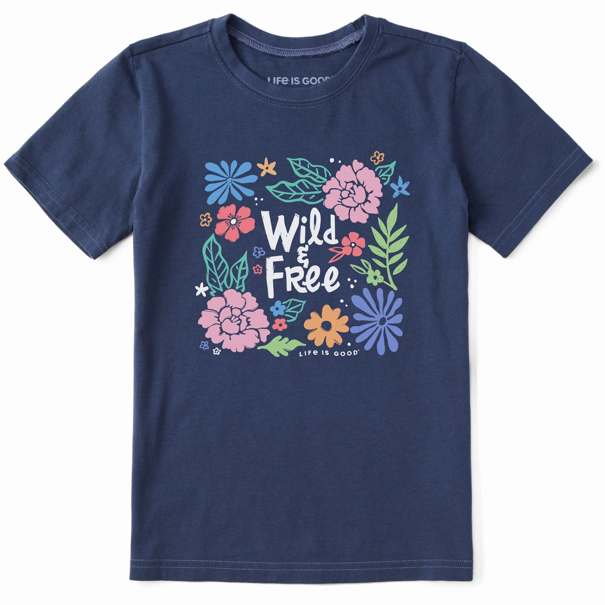Light and Breezy Street Smart Kids Wildflowers and Free Short Sleeve Crusher Tee