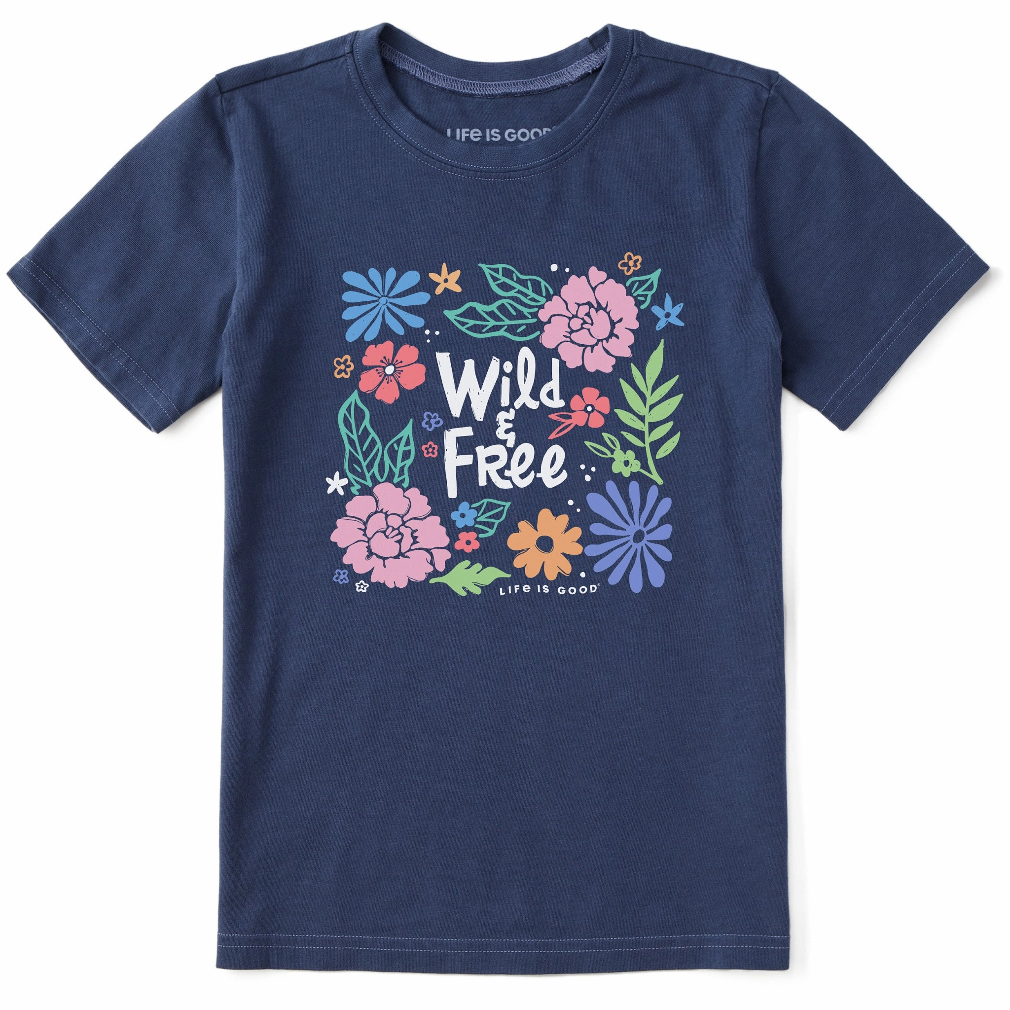 Kids Wildflowers and Free Short Sleeve Crusher Tee Outdoor Essentials