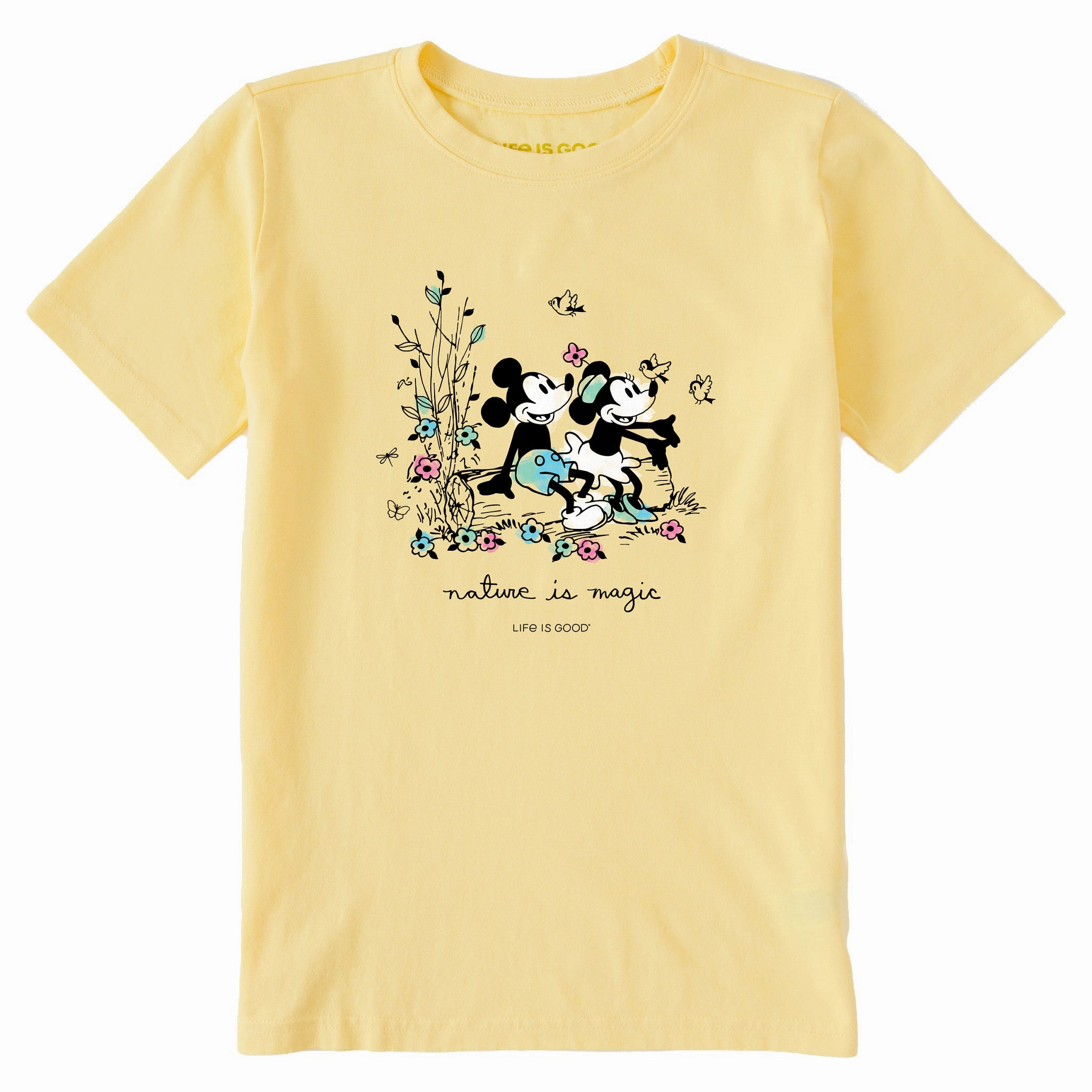 Bohemian Soft and Stretchy Kids Willie Nature is Magic Short Sleeve Crusher Tee