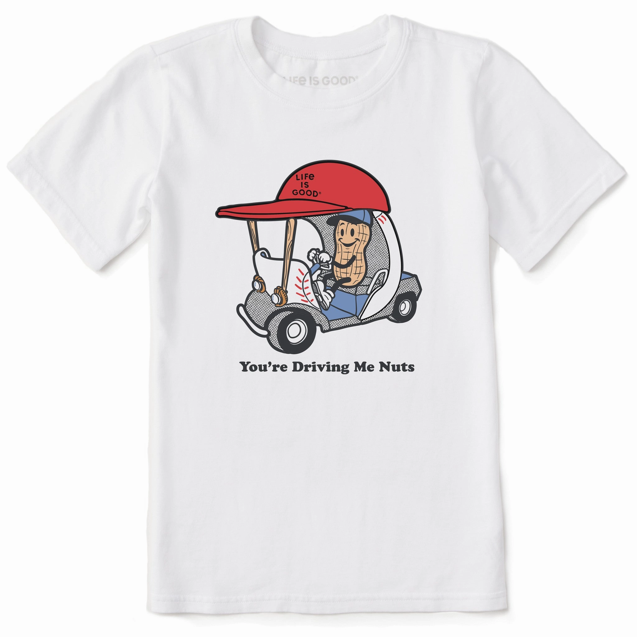ReinforcedShoulderPanels Kids You're Driving Me Nuts Short Sleeve Crusher Tee