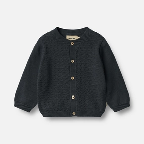 Knit Cardigan Bj?rn - navy Street Layer