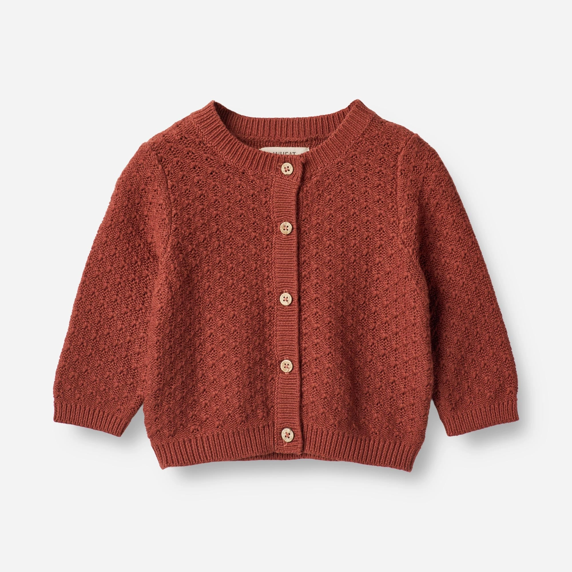 Knit Cardigan Magnella | Baby - red Seasonal Comfort Easy Draping