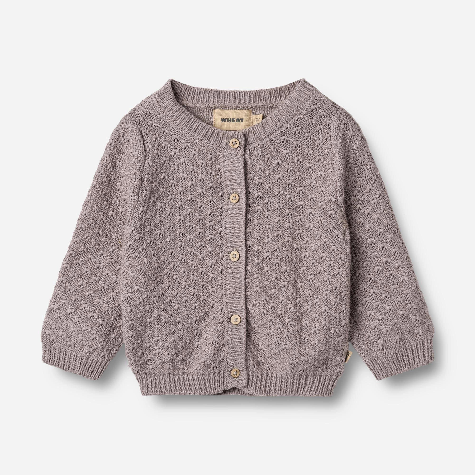 Autumn favorite Knit Cardigan Magnella - dusty purple