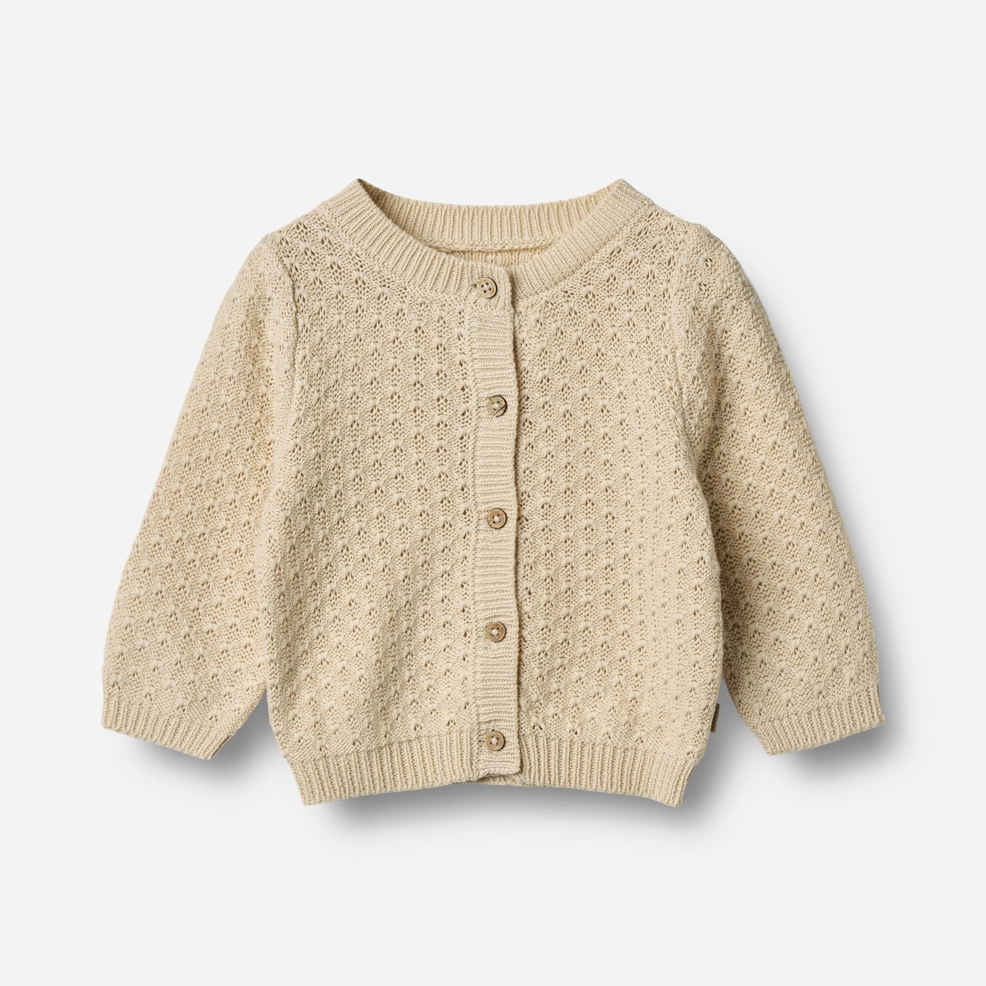 Cold Weather Classic Casual Knit Cardigan Magnella - sandshell