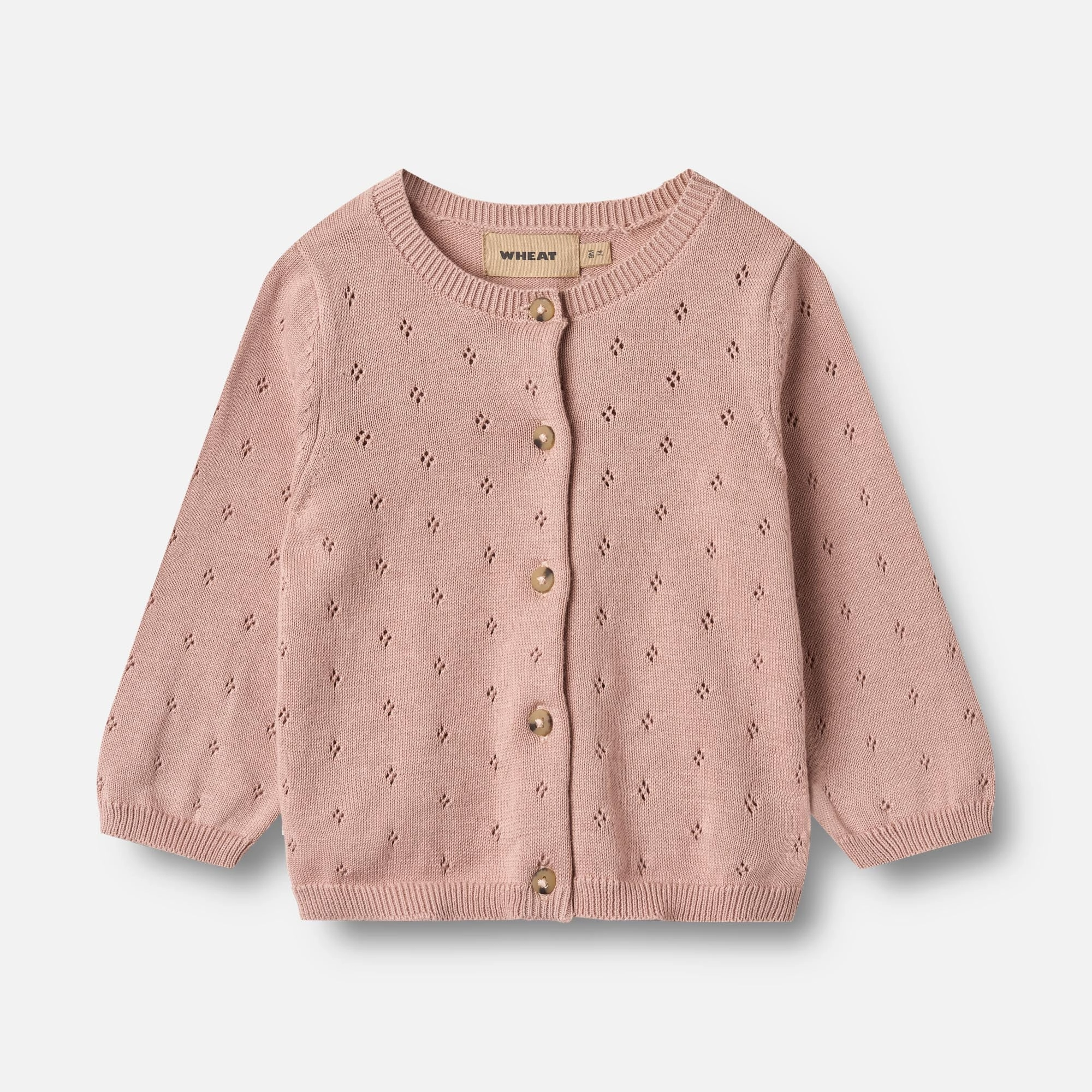 Stretch Flexibility Non Restrictive Knit Cardigan Maia - rose powder