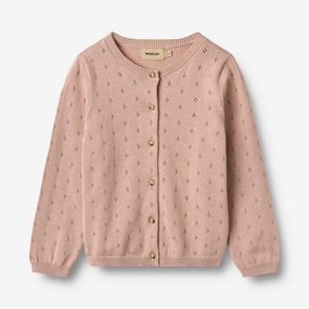 Calm Tones Knit Cardigan Maia - rose powder