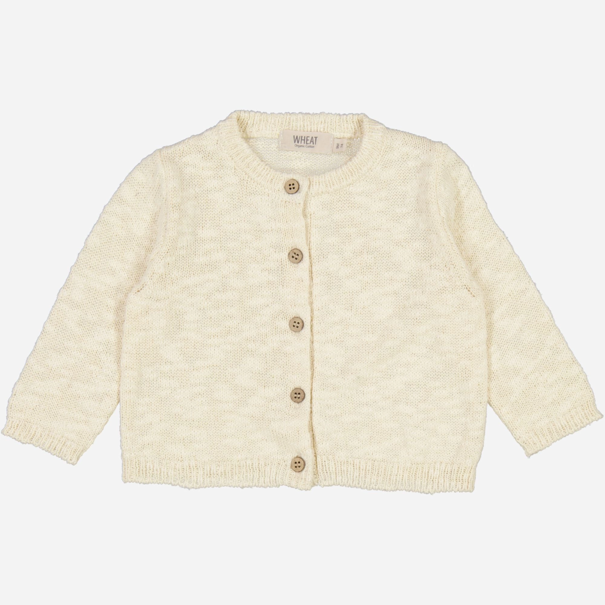 Temperature Regulating Lining Knit Cardigan Mille | Baby - eggshell