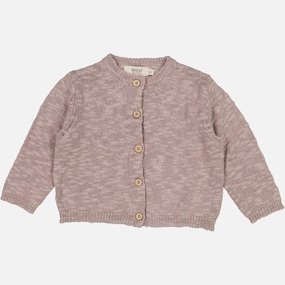 Knit Cardigan Mille | Baby - purple dove Quick Dry Knitwear