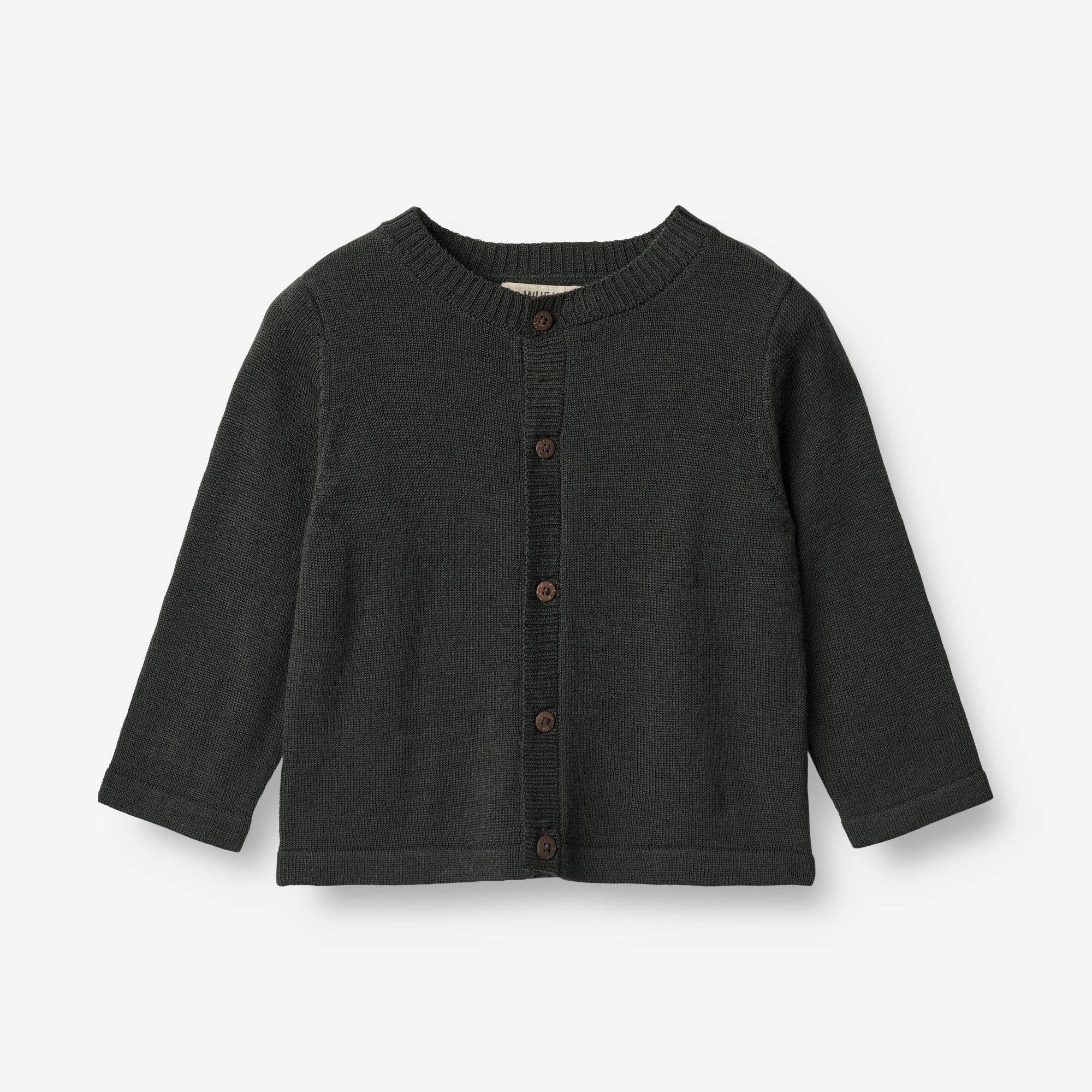 Base Layer Fresh Layer Knit Cardigan S?lve | Baby - black coal