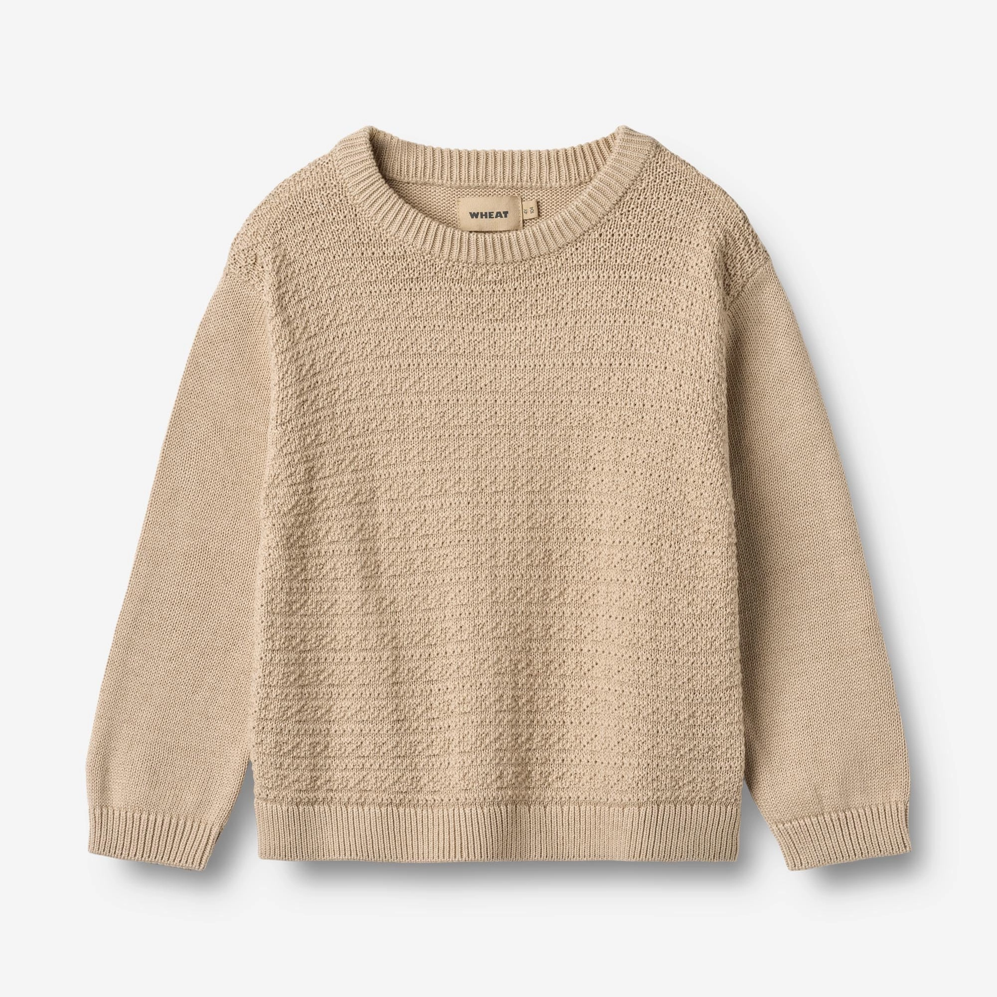 Water Repellent Finish Knit Pullover Borris - warm sand