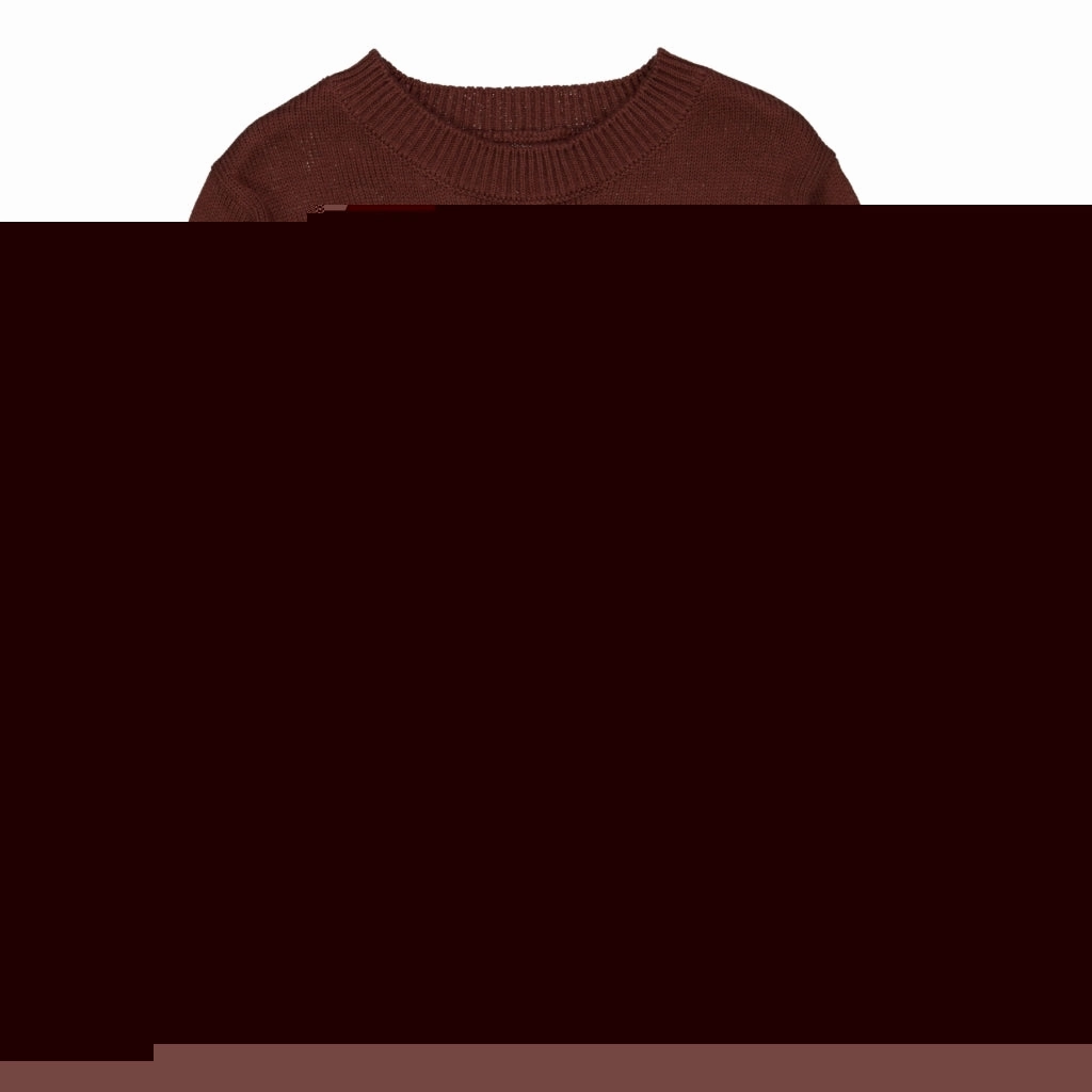 Knit Pullover Gaby - maroon Travel Essential