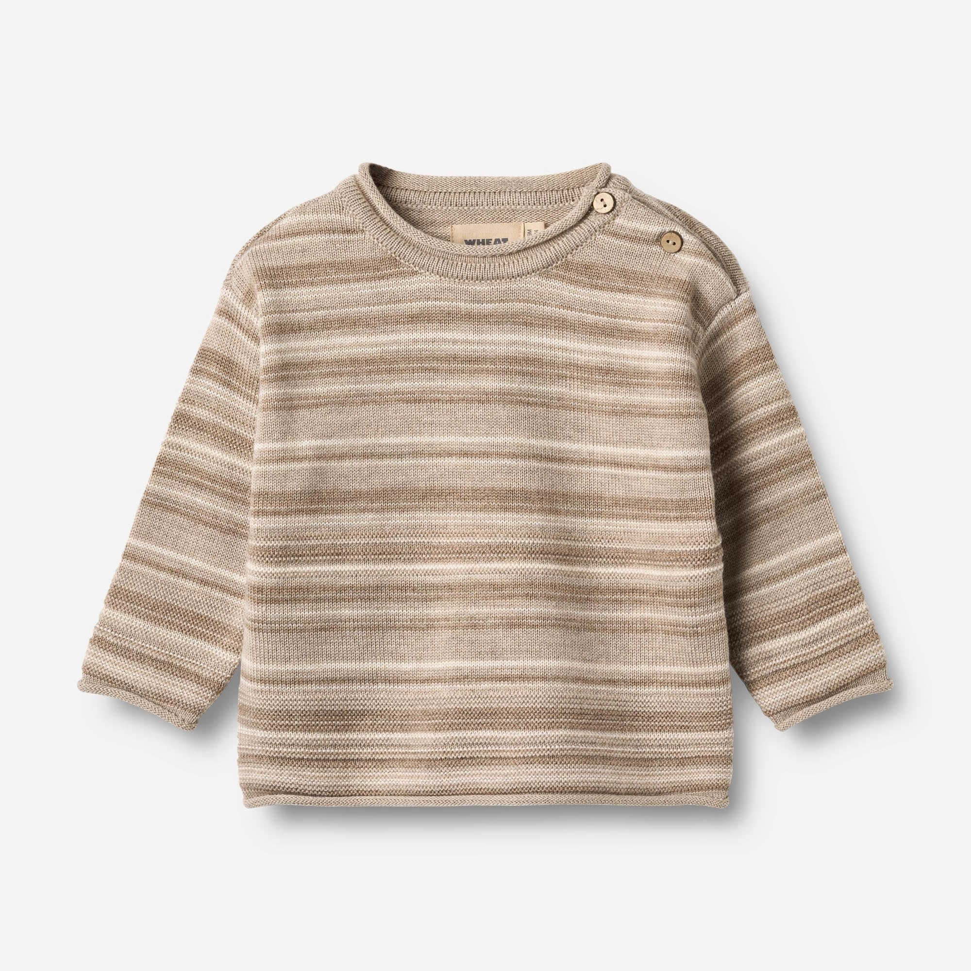 Fashion Ease FrictionResistant Sleeves Knit Pullover Gunnar - warm sand stripe