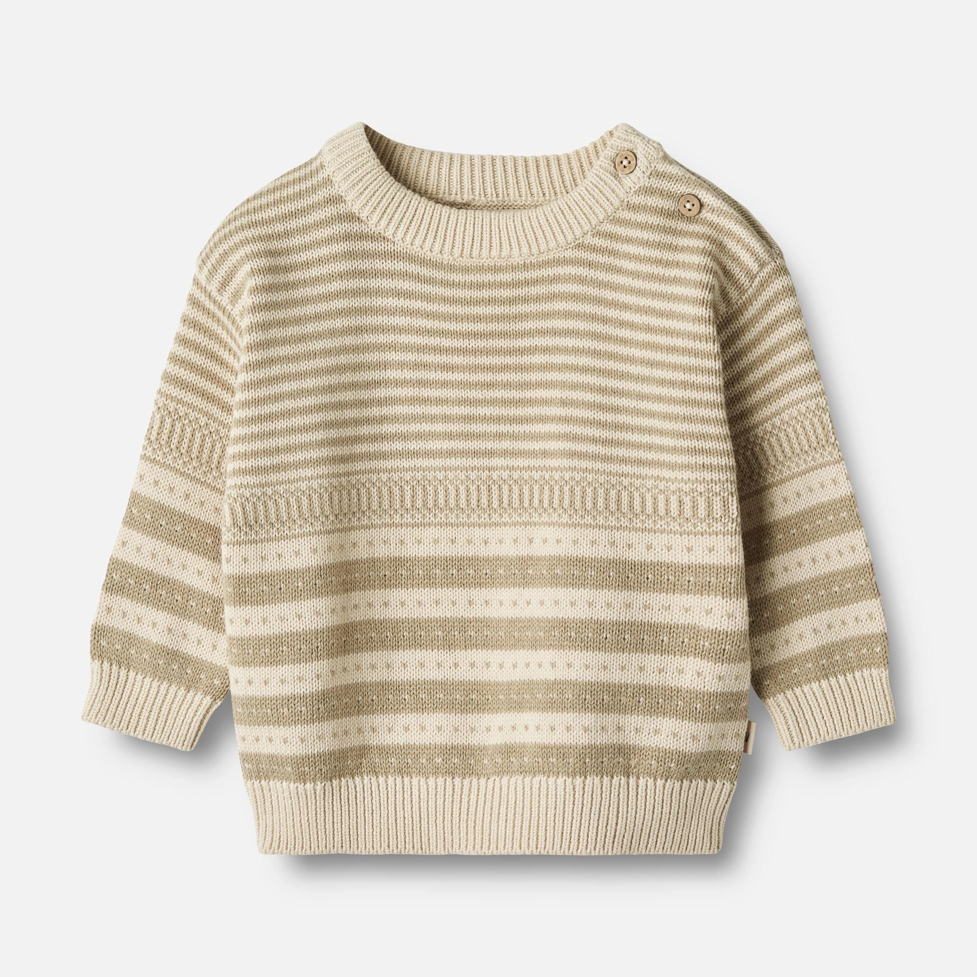 Layering Piece Knit Pullover Jan - grey sand
