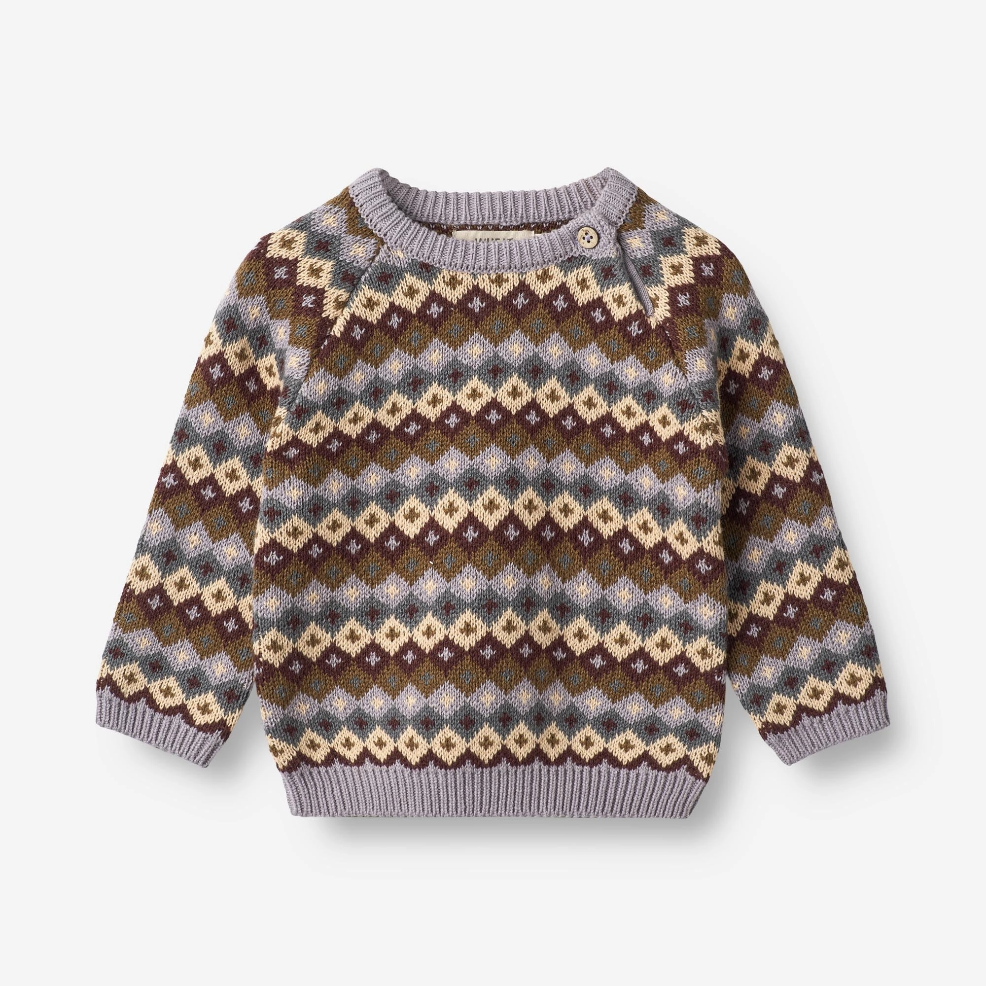 Simple Wear Knit Pullover Mimi Jacquard | Baby - multi lavender