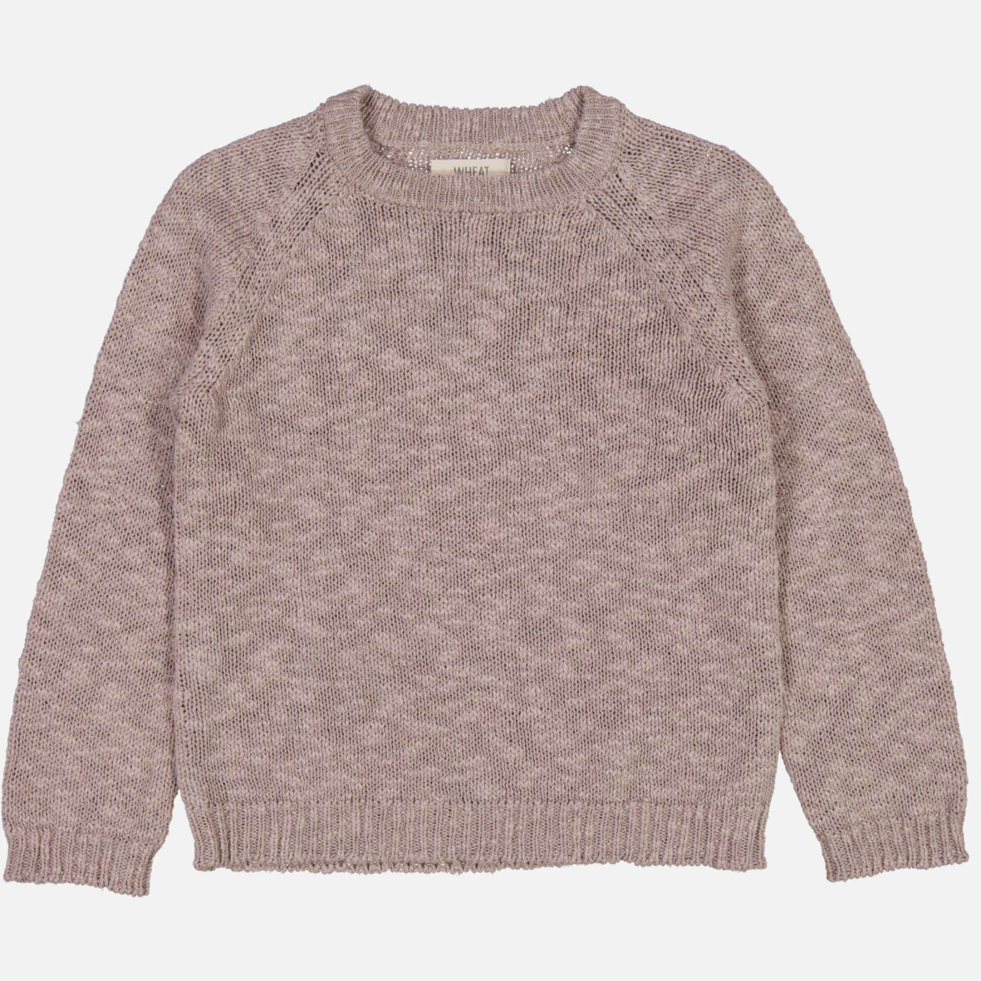 Knit Pullover Quinn - purple dove Lattice Pattern Modern Texture