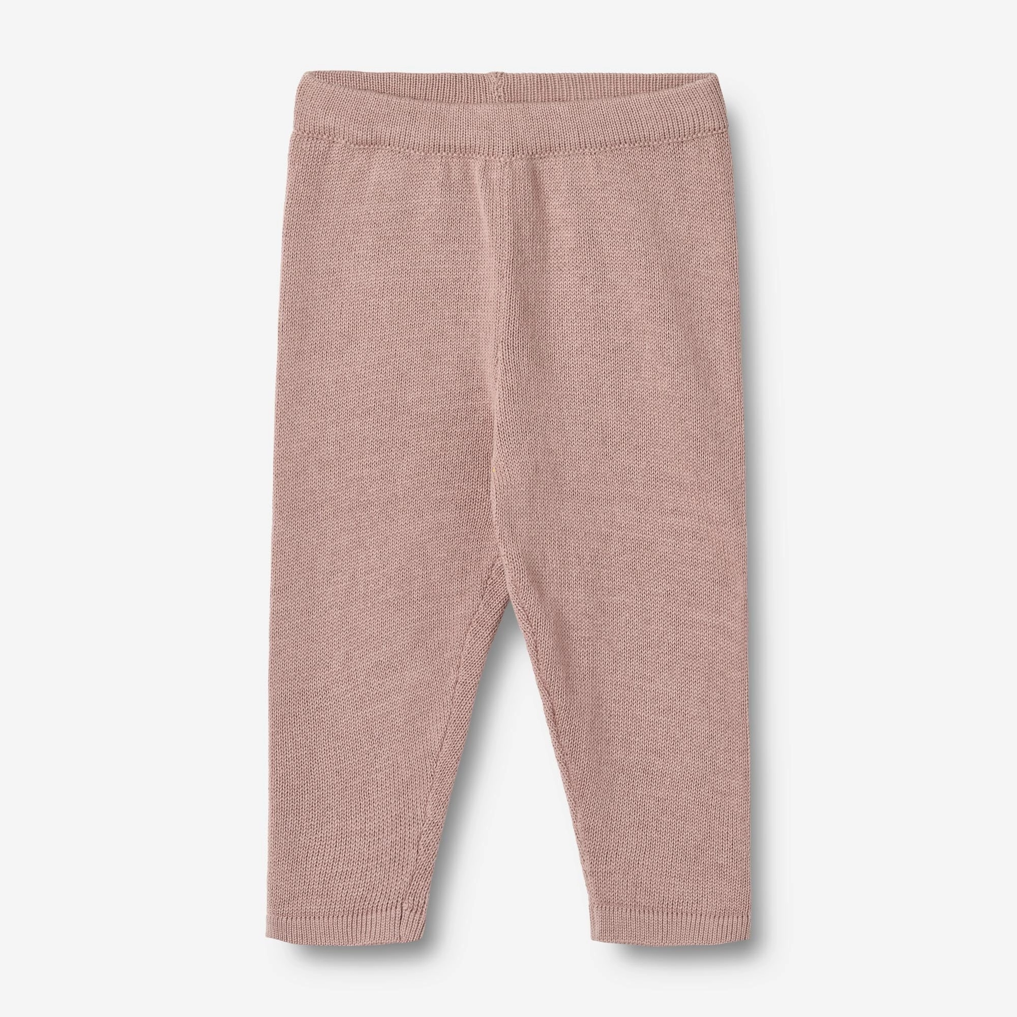 Soft Finish Reflective Yarn Accent Knit Trousers Neel - dry rose
