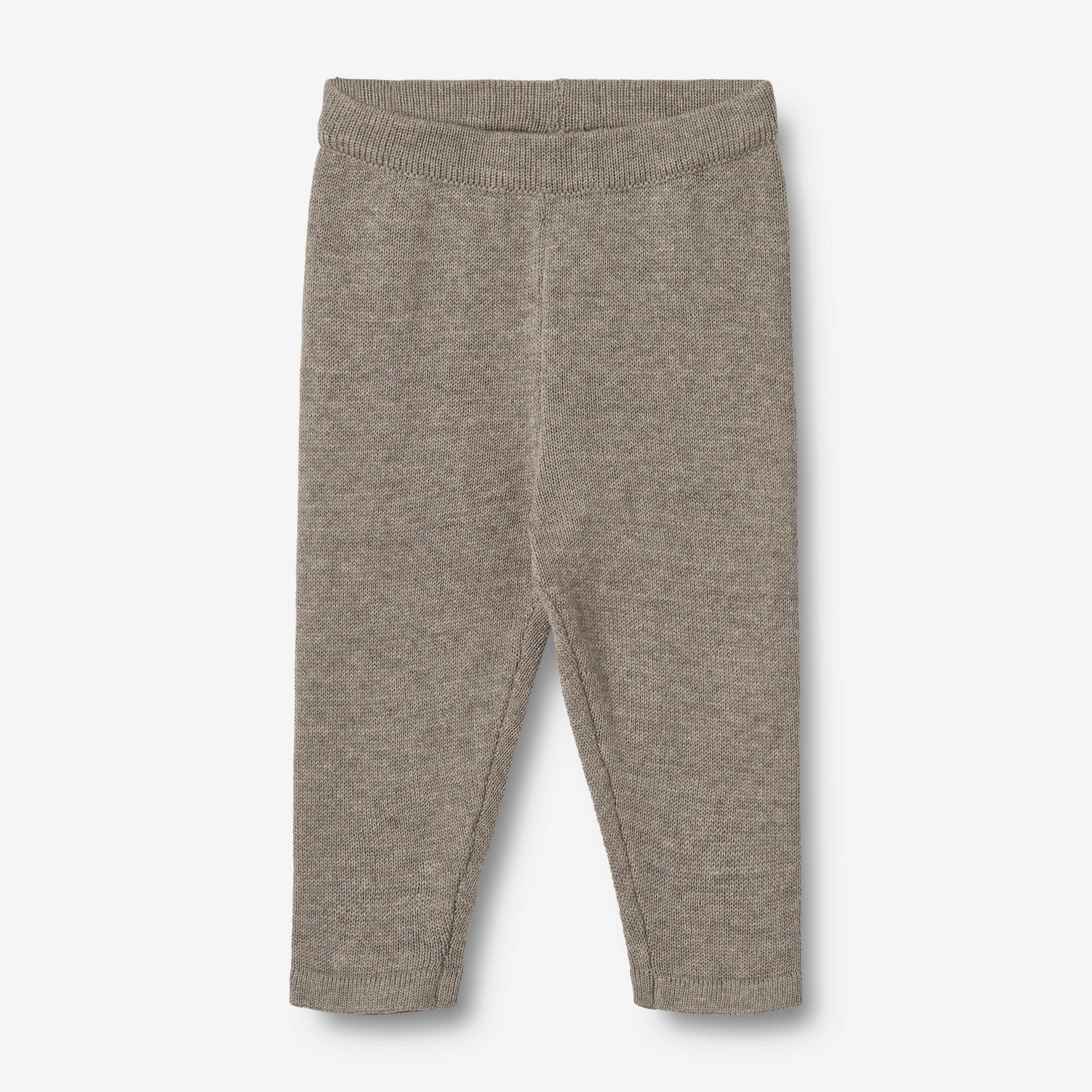 Knit Trousers Neel - warm grey melange Mid layer