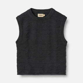 Urban Trendy Knit Vest Bobby - navy