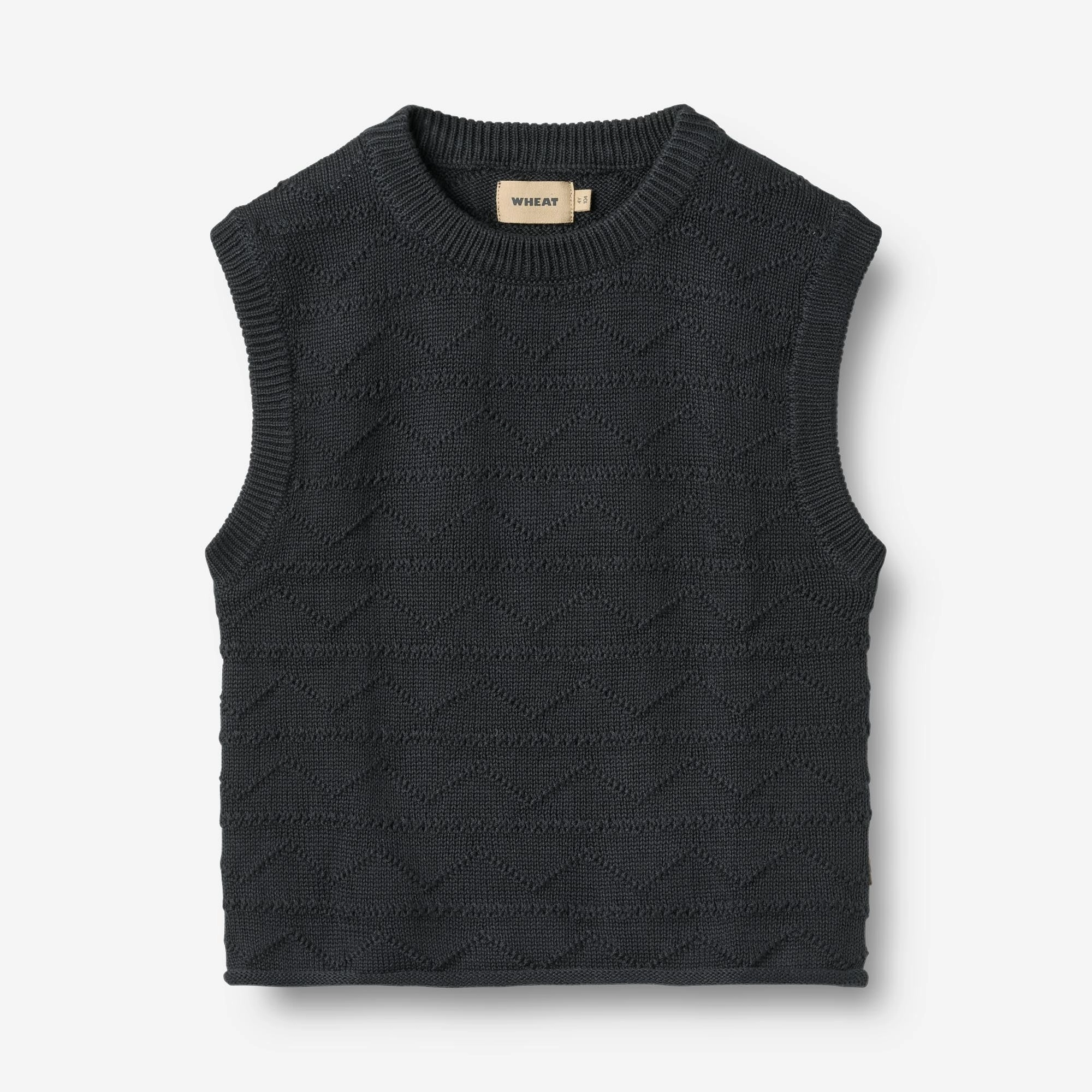 Knit Vest Bobby - navy Gentle Fabric