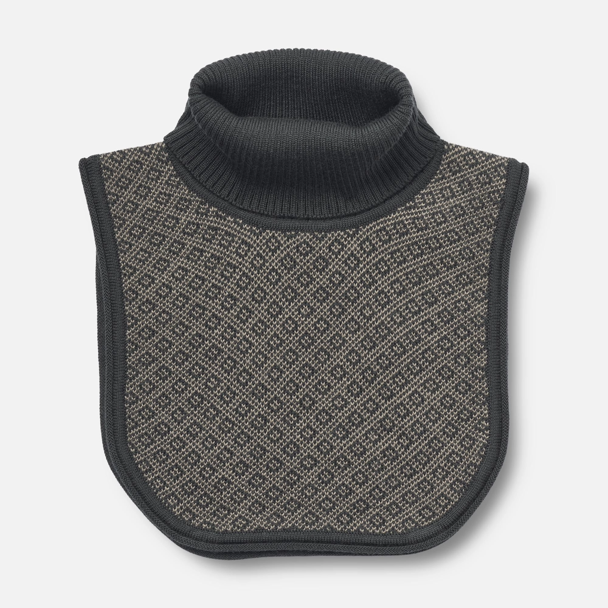 Knitted Neckwarmer Rumie - black coal Laidback Mood Flexible Knit Construction