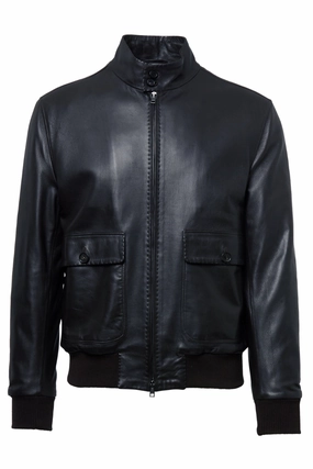 Tech Utility Hiking Vibe Leather Jacket