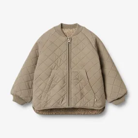 HypoallergenicMaterial Reversible Thermo Jacket Lake - beige stone