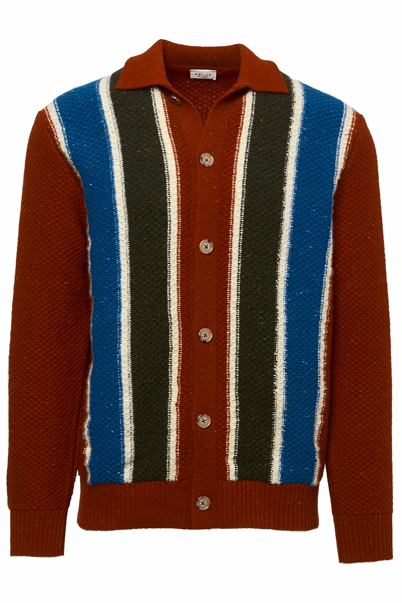 Plush Interior Warm Comfort Fit Child Intarsia Overshirt