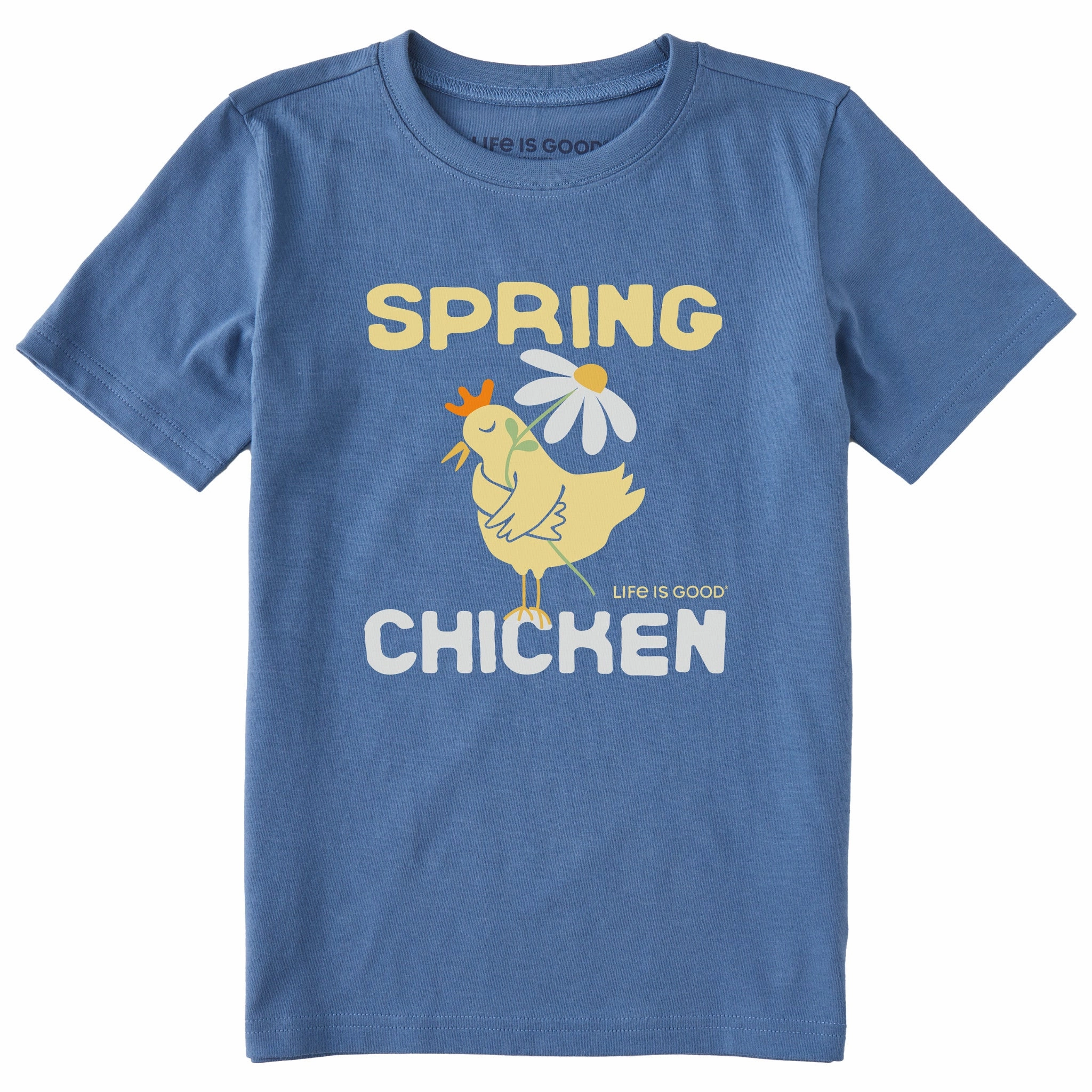 certified On-the-Go Fashion Kids Spring Chicken Short Sleeve Crusher Tee