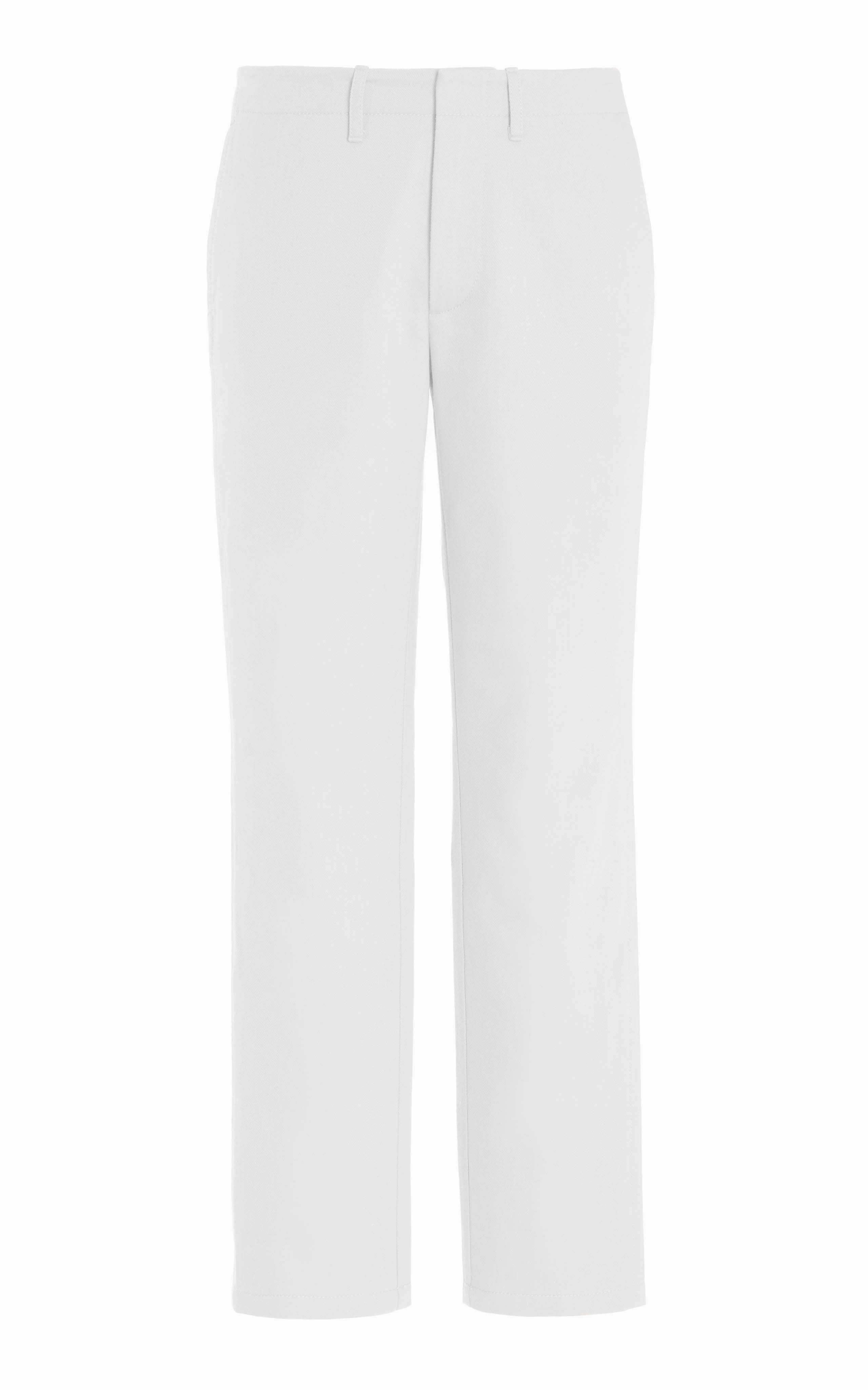 Slip Resistant Rhys Pant in White Organic Cotton