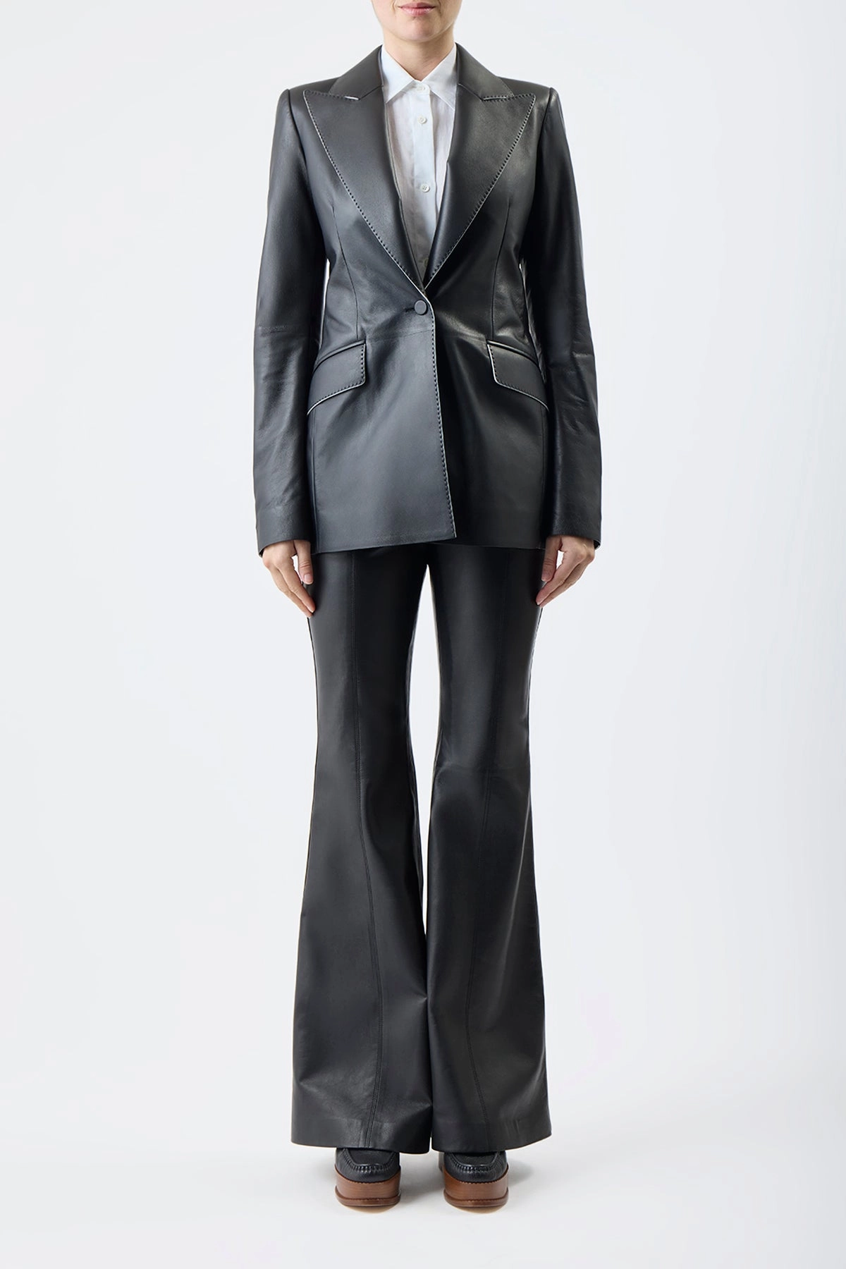 Chic Comfort Smart Appearance Leiva Blazer in Black Nappa Leather