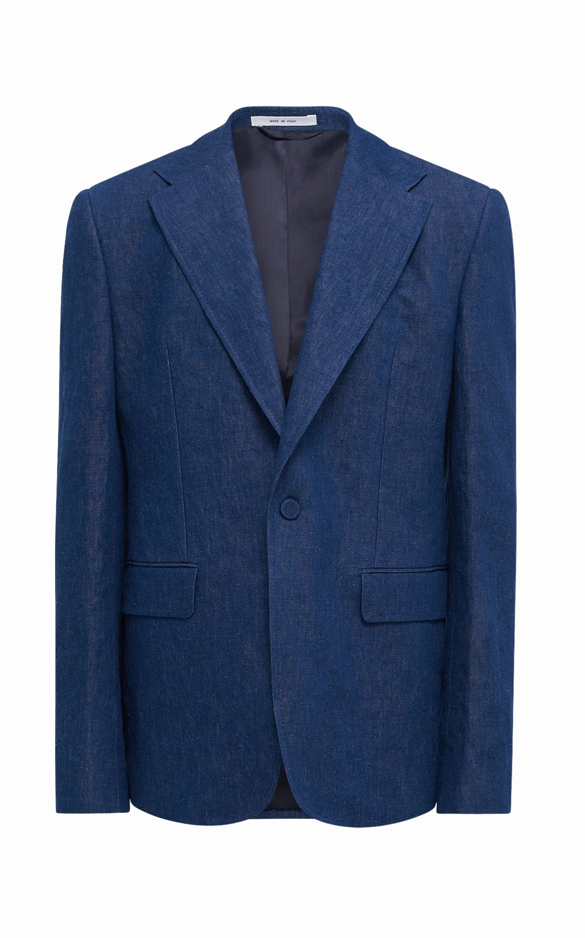 Sporty Style Leiva Blazer in Recycled Cotton Linen Denim