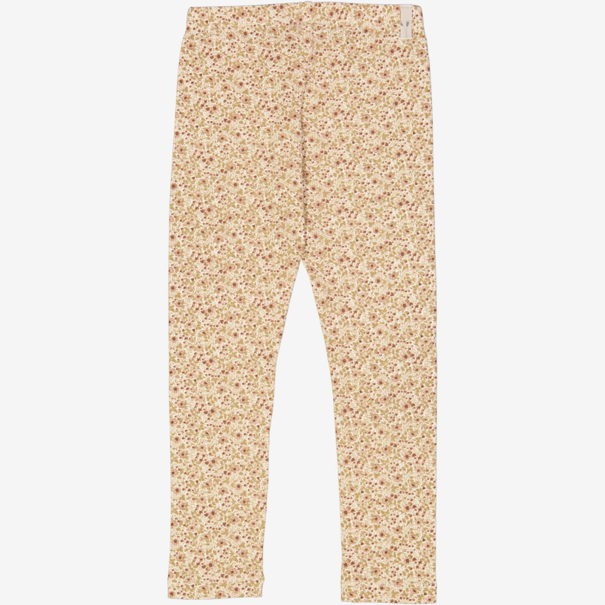 Travel Enthusiast Flexible Wear Jersey Leggings - eggshell flowers