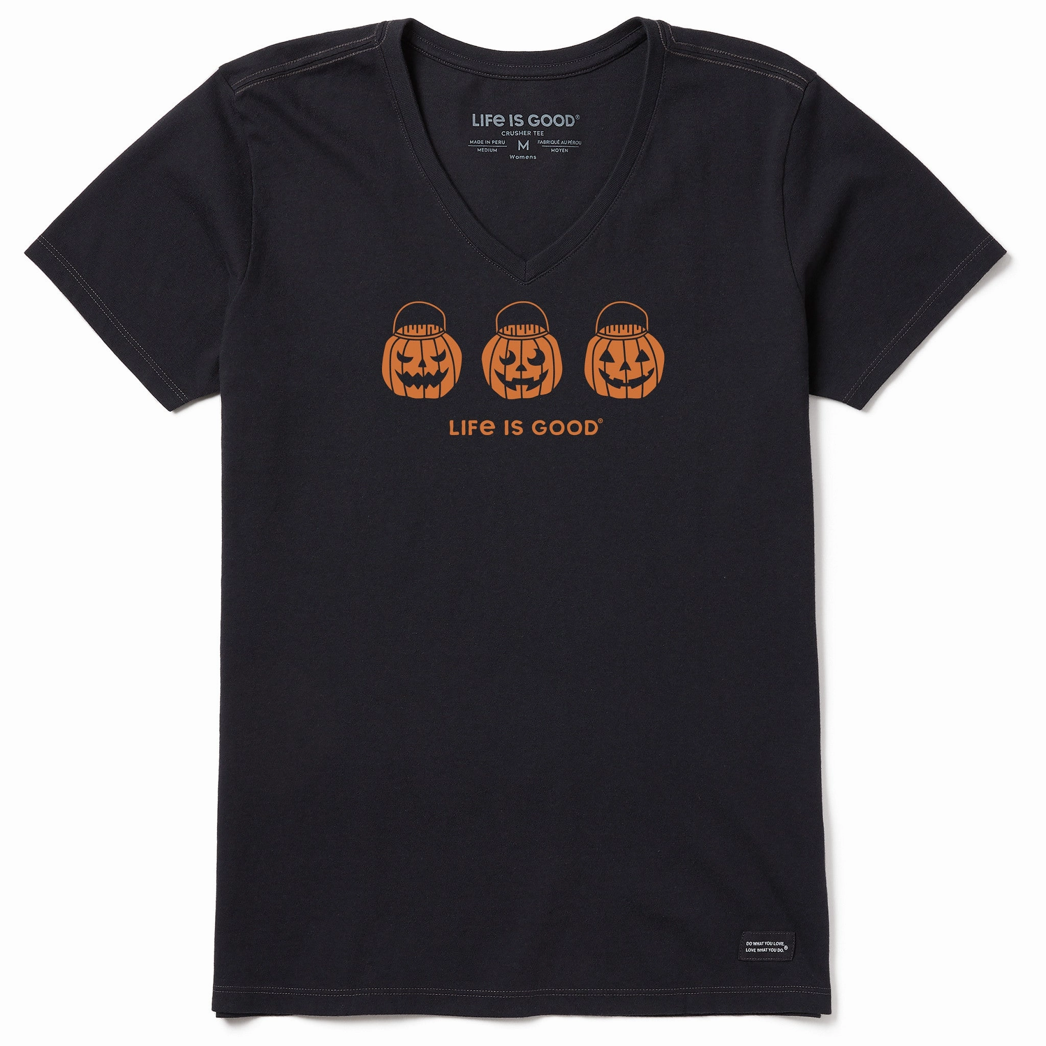 Women's Jack O Lantern Trio Short Sleeve Crusher Vee Sporty essentials
