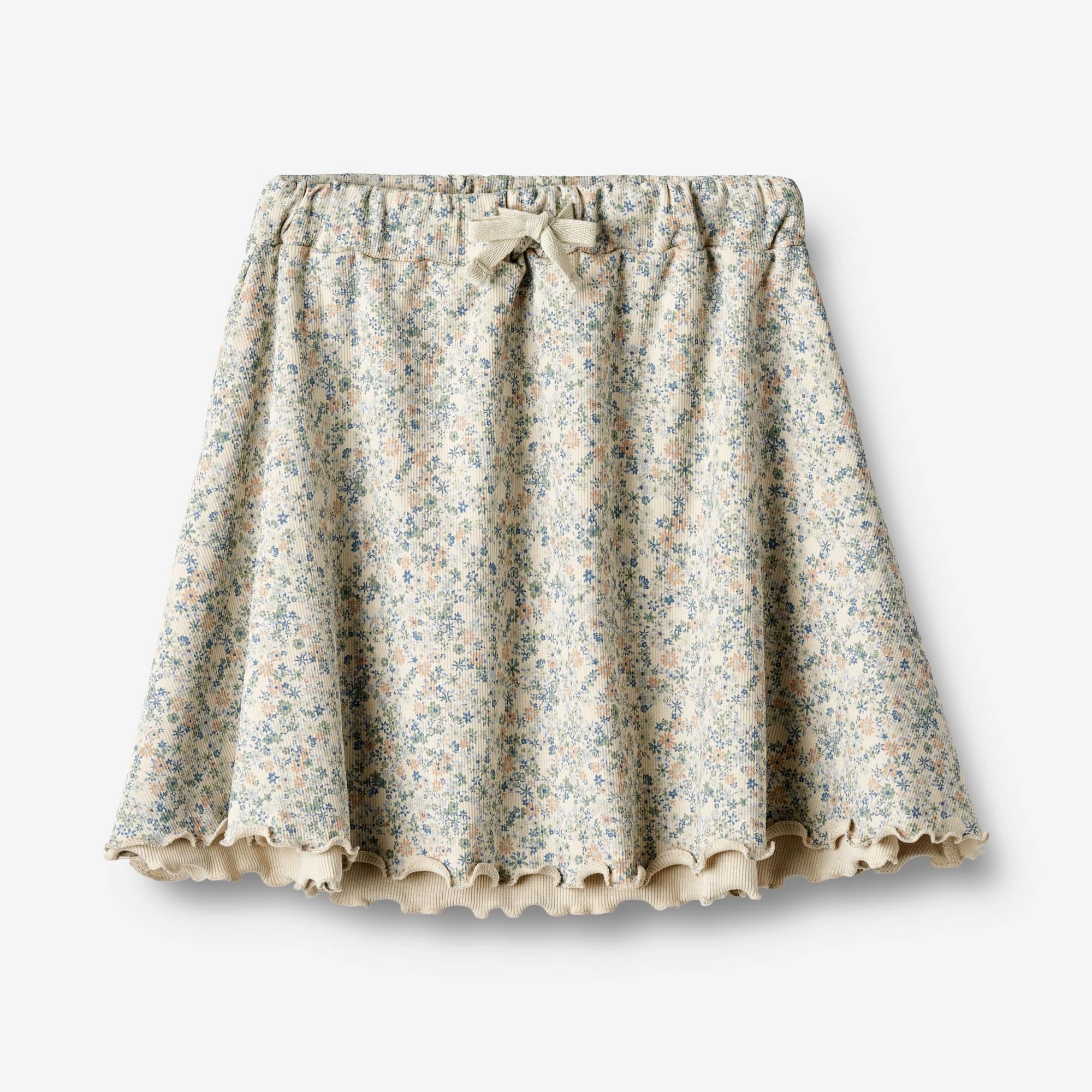 Weekend Style Bestseller Item Jersey Skirt Rosie - sandshell mini flowers
