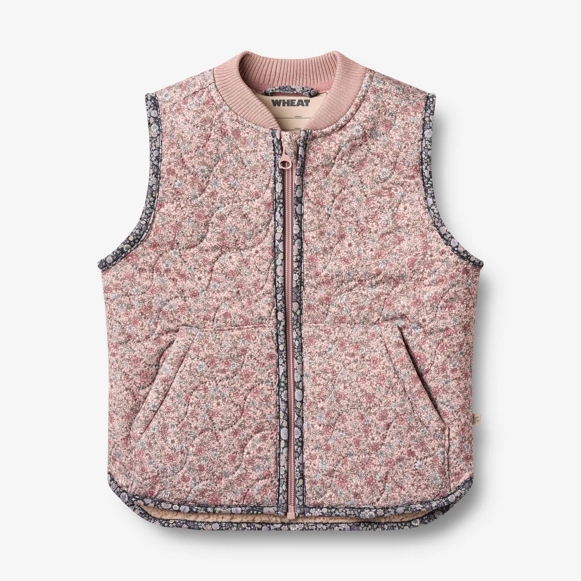 Thermo Gilet Eden - soft lavender flowers Stretchable Material Winter Fit