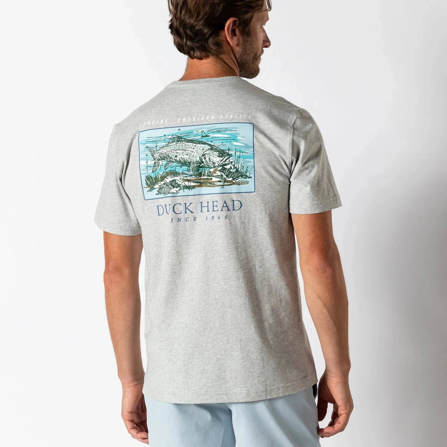 Fit For All Weekend Essential Duck Head Trout Short Sleeve T-Shirt