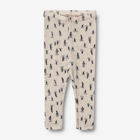Stylish Choice Off-Duty Fit Wool Leggings | Baby - penguins on ice
