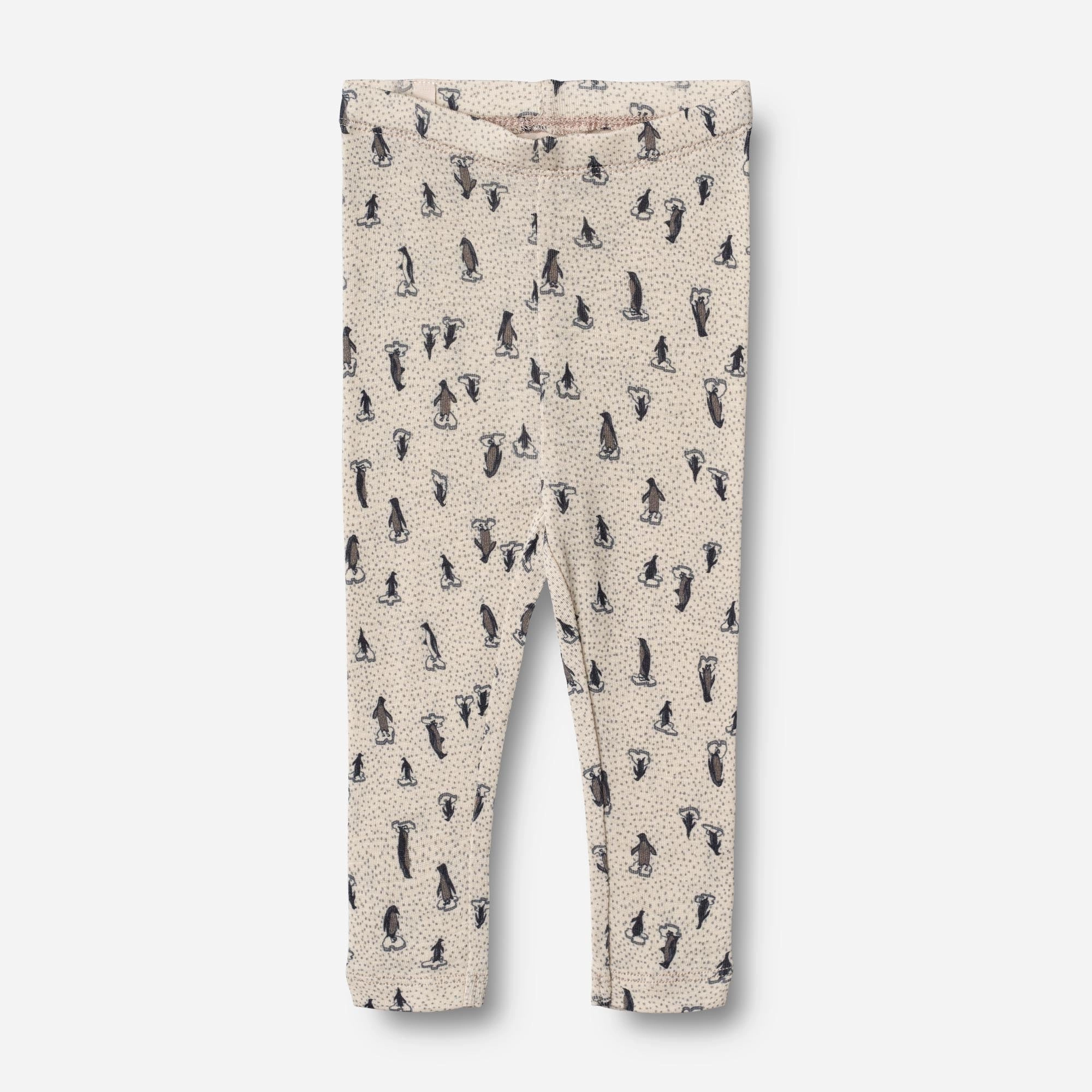 Wool Leggings | Baby - penguins on ice Work Friendly Fall Outfit