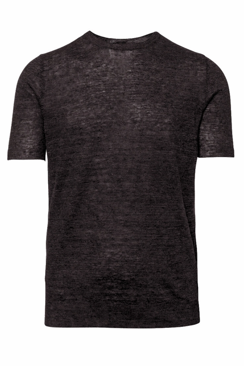 Seam Free Edging Linen Tee