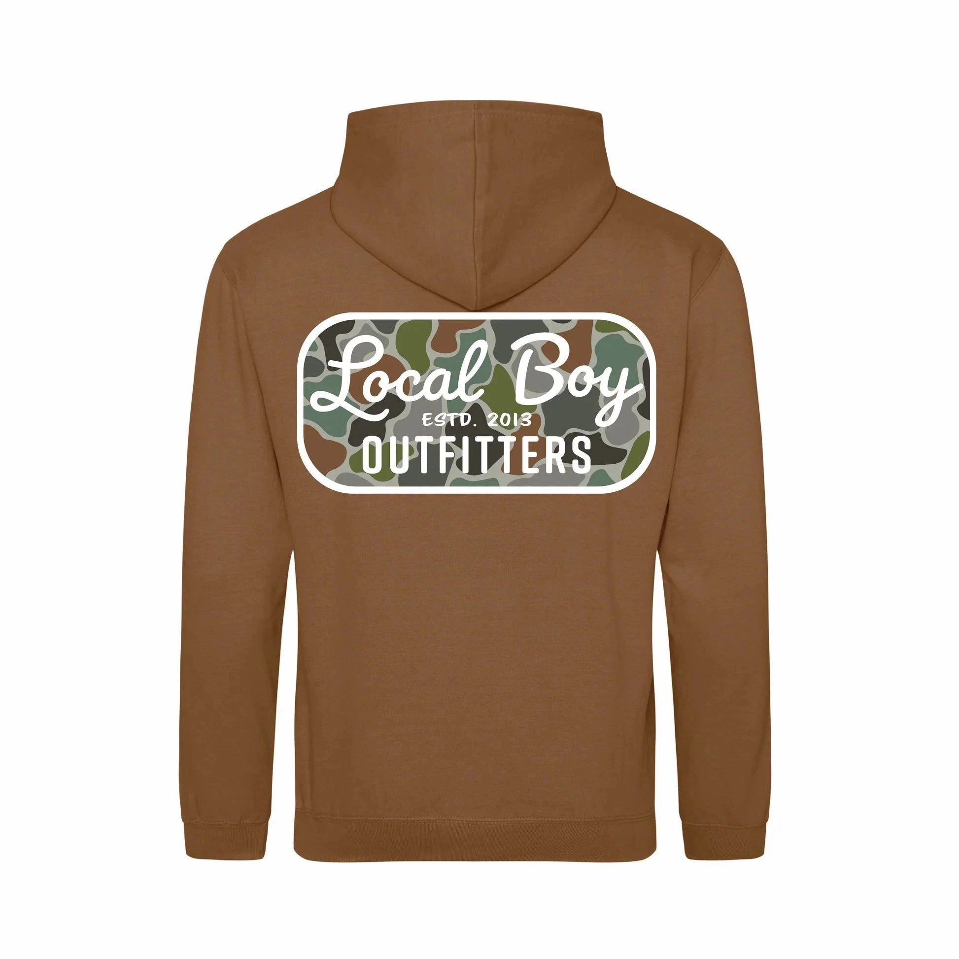 Local Boy Men's Brushwood Hoodie - Retro Patch FC Active Street Quick Style